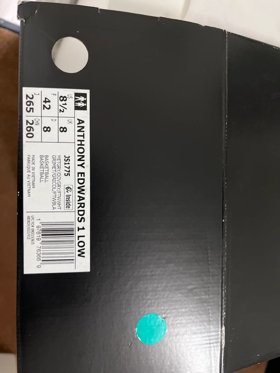 Adidas Anthony Edwards 1 Low Size 8.5 - photo 2