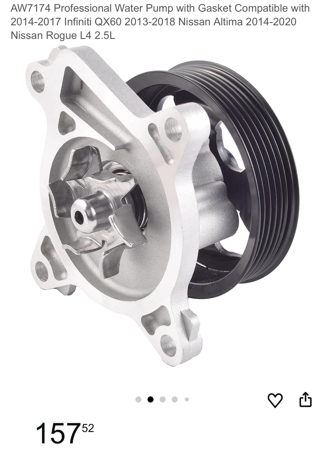 Water Pump Kit nissan infiniti - photo 2