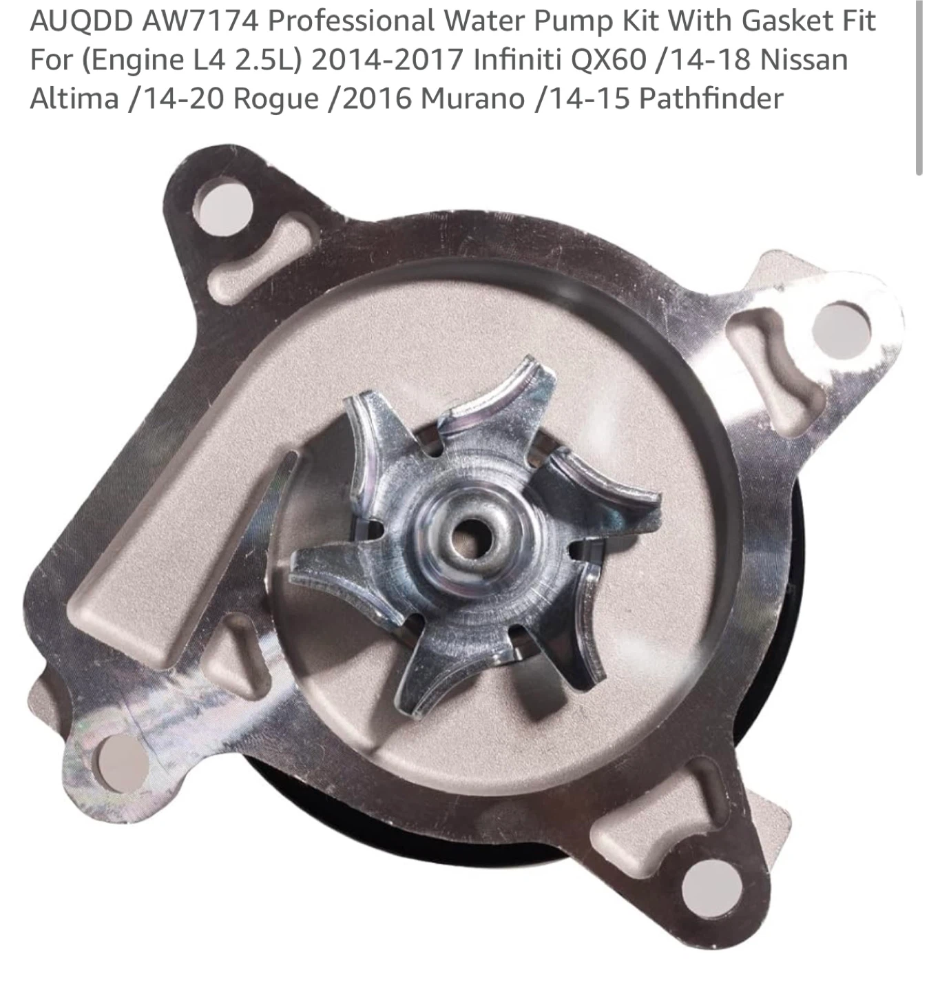 Water Pump Kit nissan infiniti - photo 3