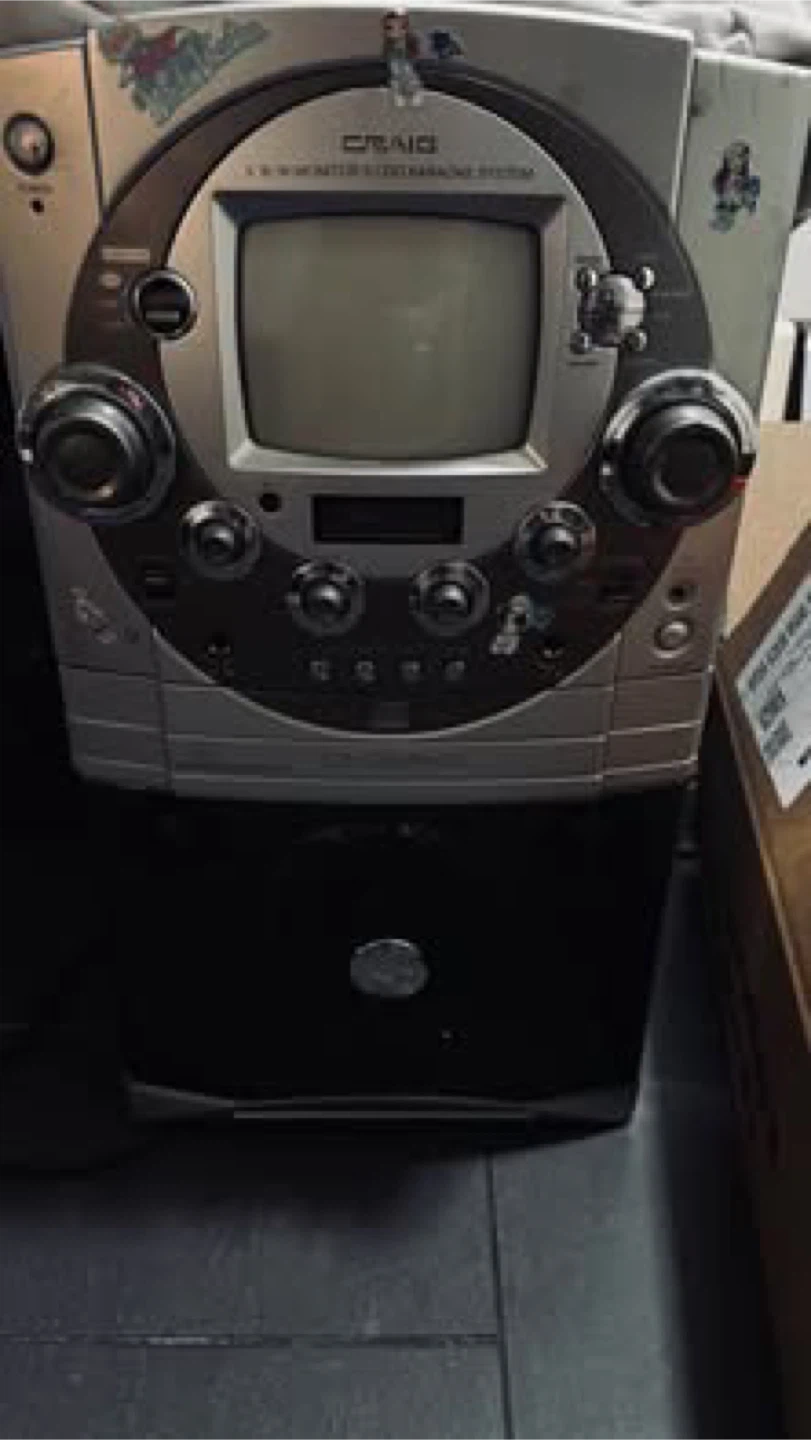 🎤 Craig 3-Disc CD+G  Karaoke System + Monitor