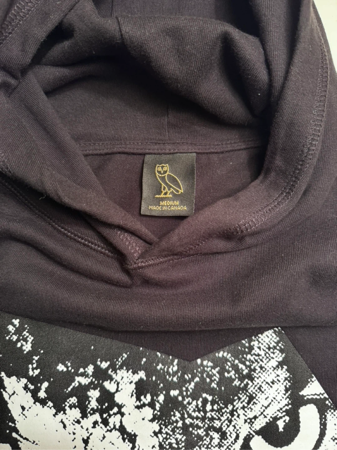 OVO Owl Gaze Hoodie (Black) Size Medium - photo 2