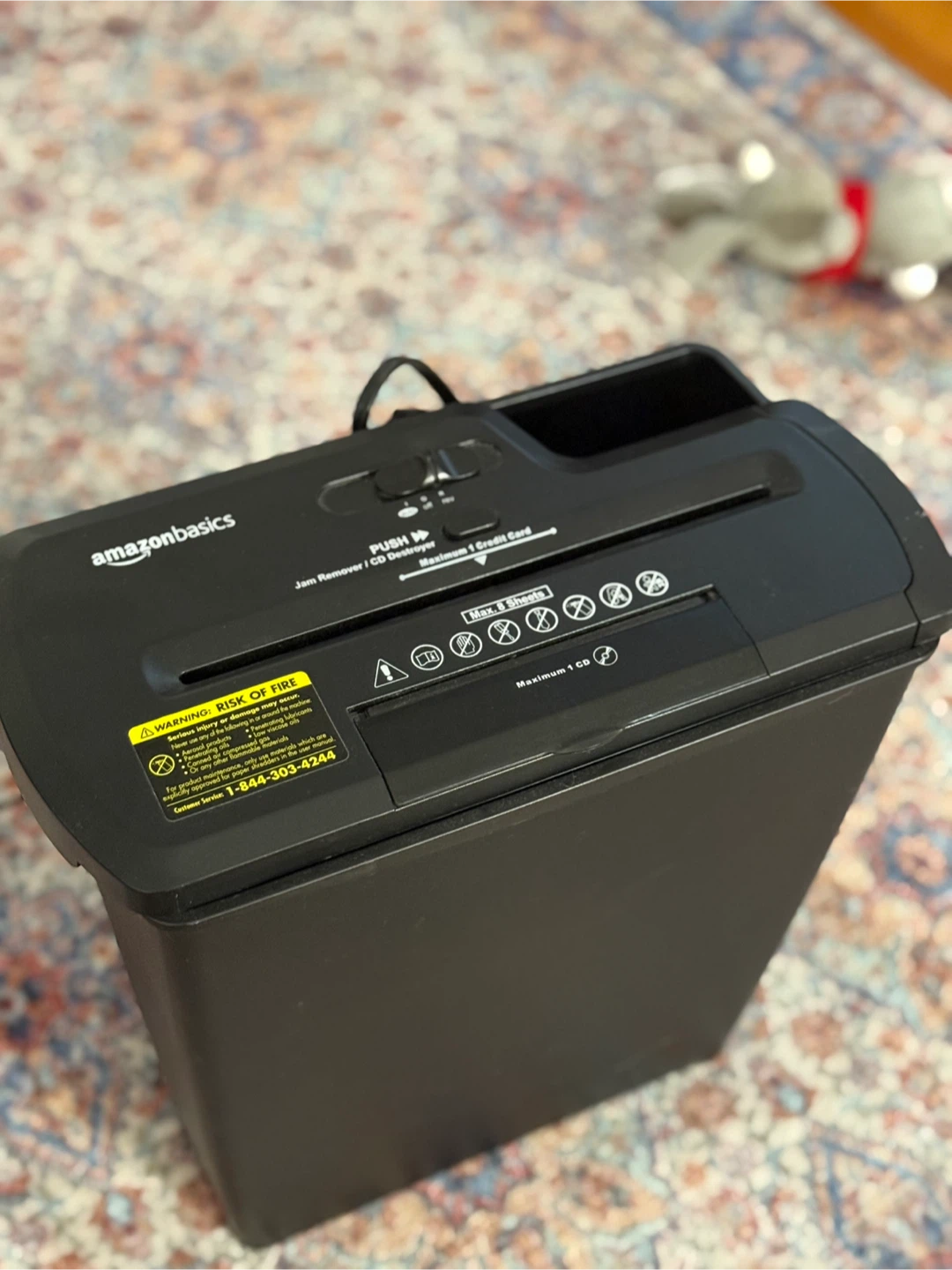 AmazonBasics Paper Shredder - photo 2