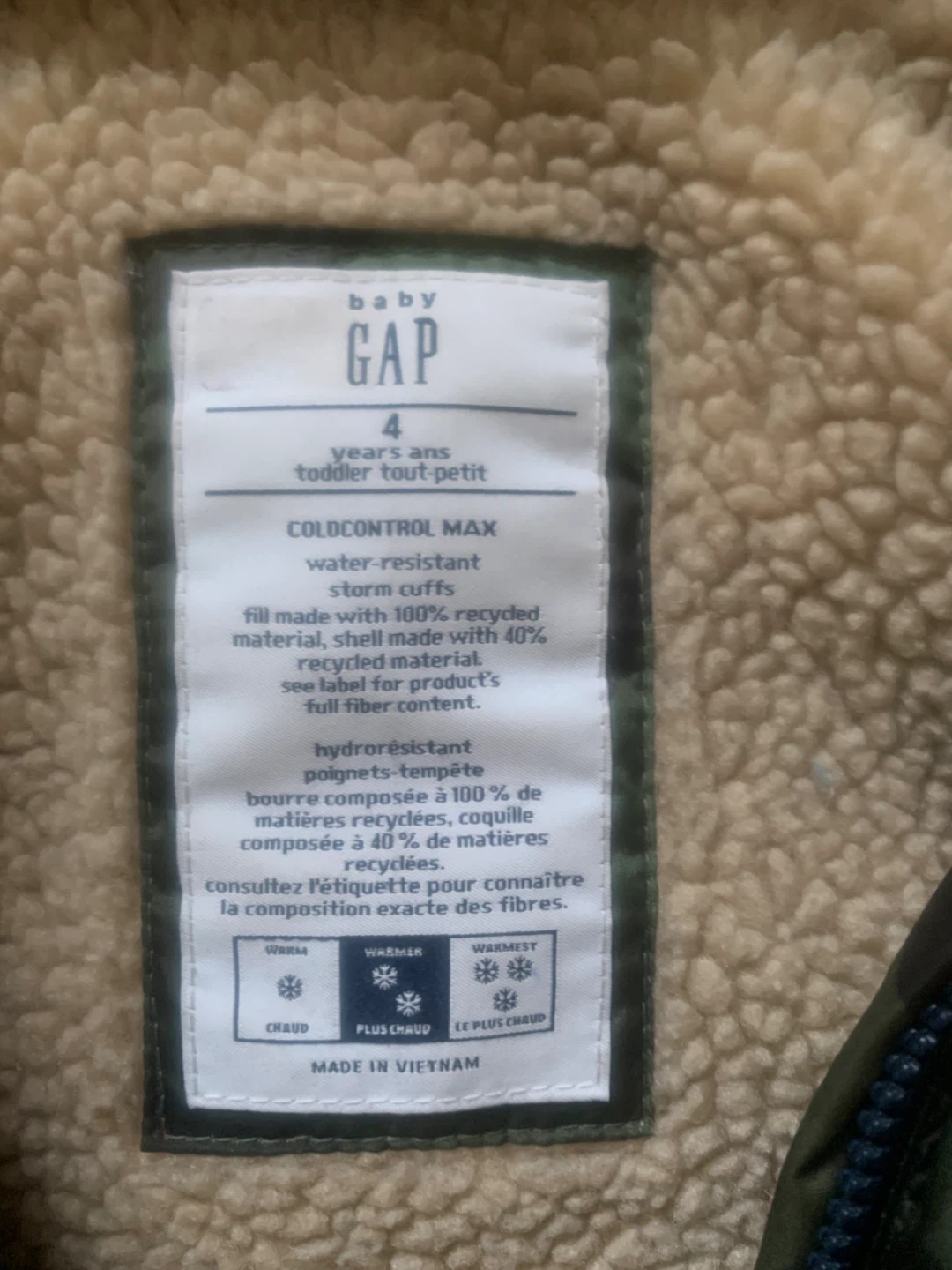Baby GAP Puffer Jacket - Size 4 - photo 4