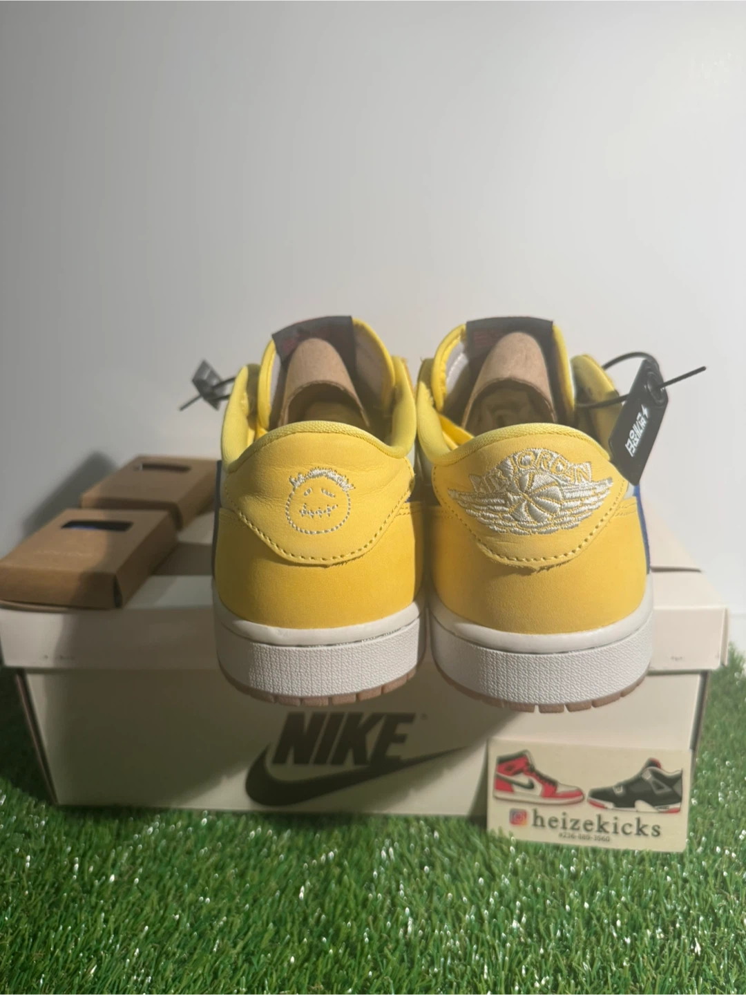 Jordan 1 Low Travis Scott Canari size 10.5W 9M - photo 4