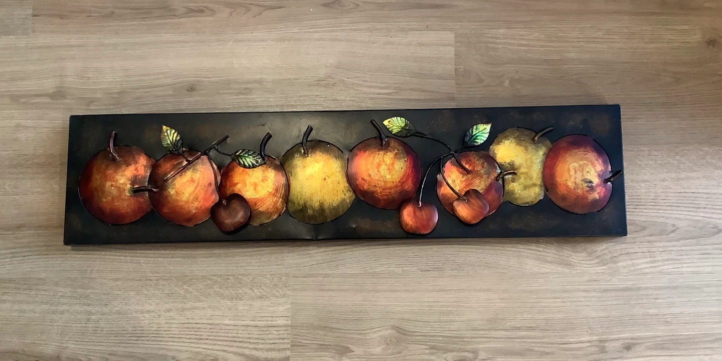 Metal Fruit Wall Art