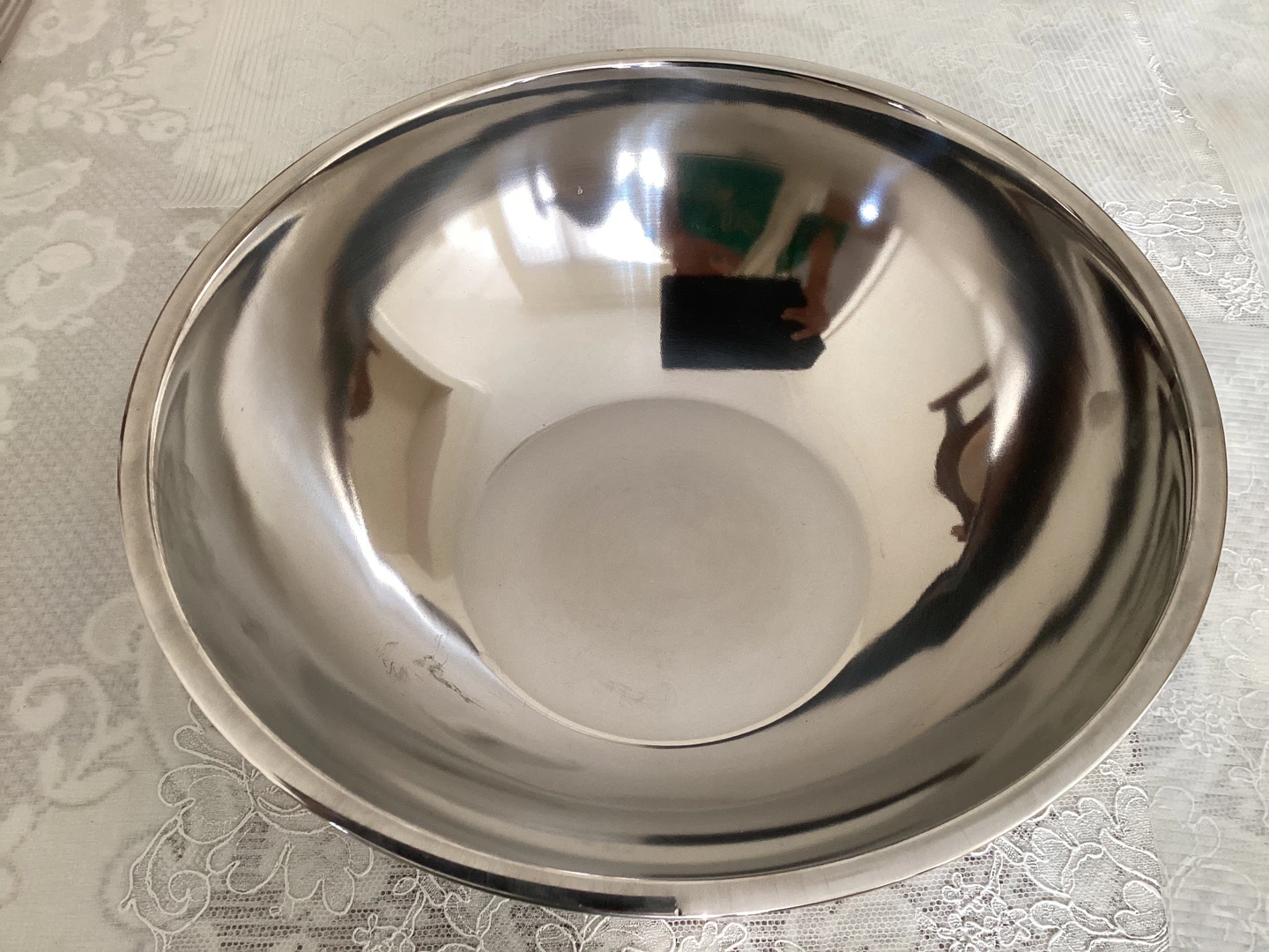 Stainless Steel Mixing Bowl - 12 inches Diameter - photo 3