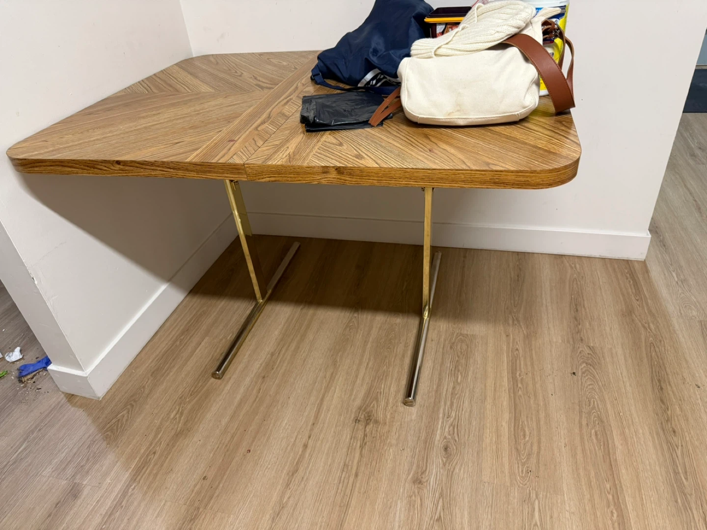 Shelves, Dining Table, Moon Chair, queen bedframe & boxspring - photo 5