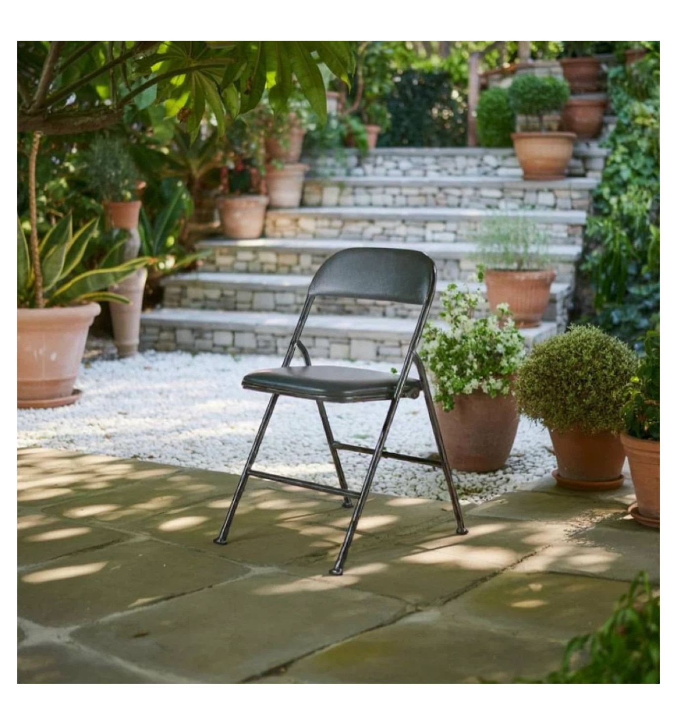 New Black Folding Chair - photo 2