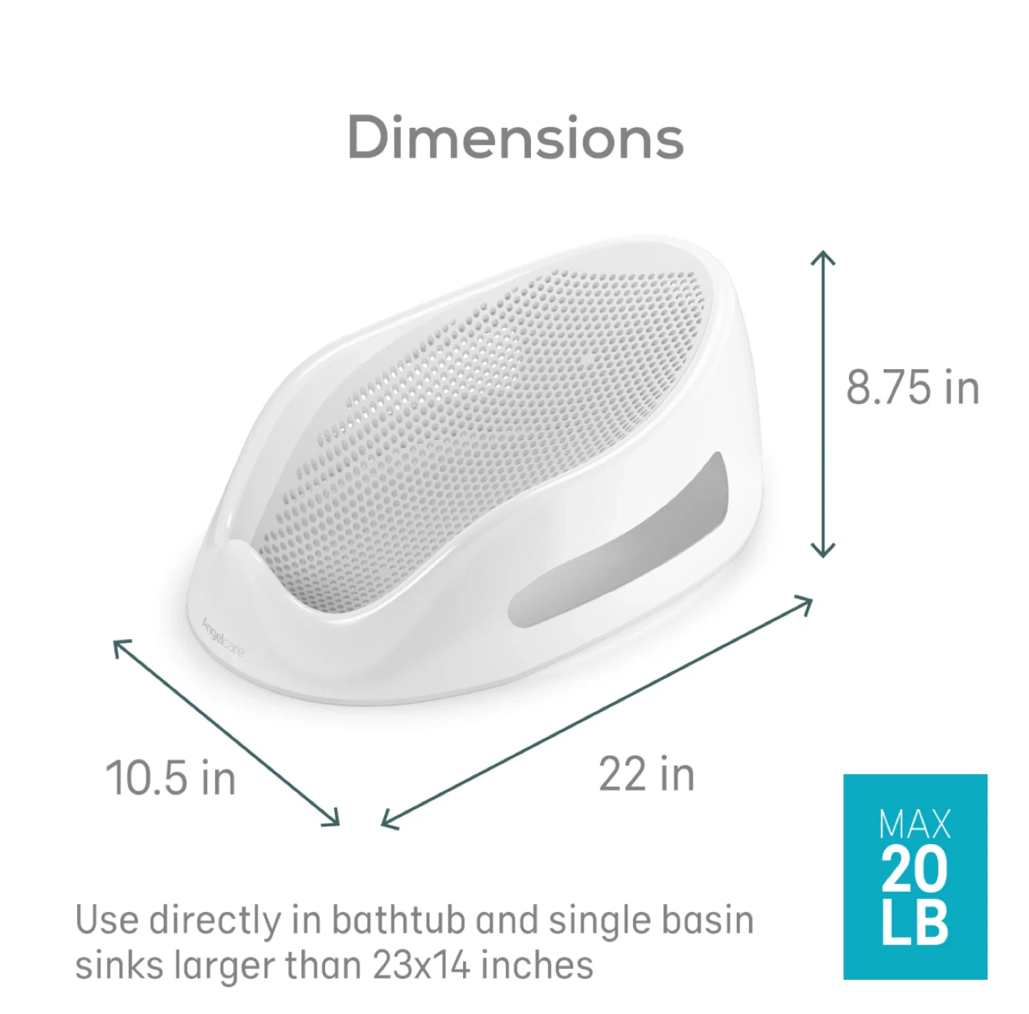 Angelcare Baby Bath Support - Gray - photo 4