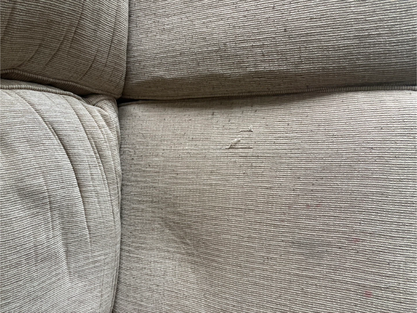 Beige 3-Seat Sofa - photo 3