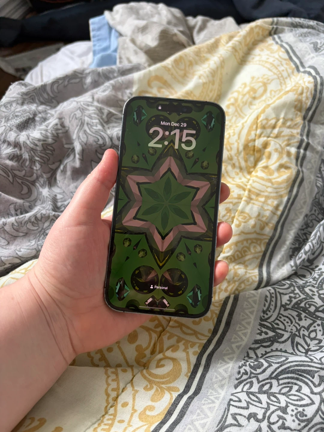 Purple iPhone 14 Pro - Damaged - photo 2