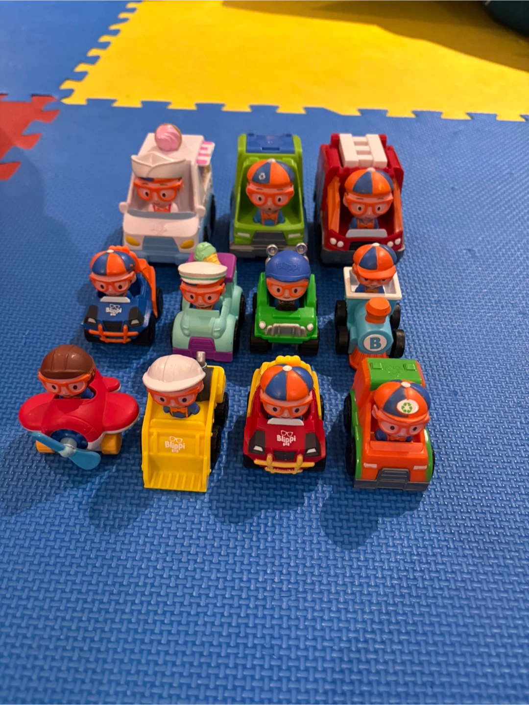 Blippi Vehicles Lot