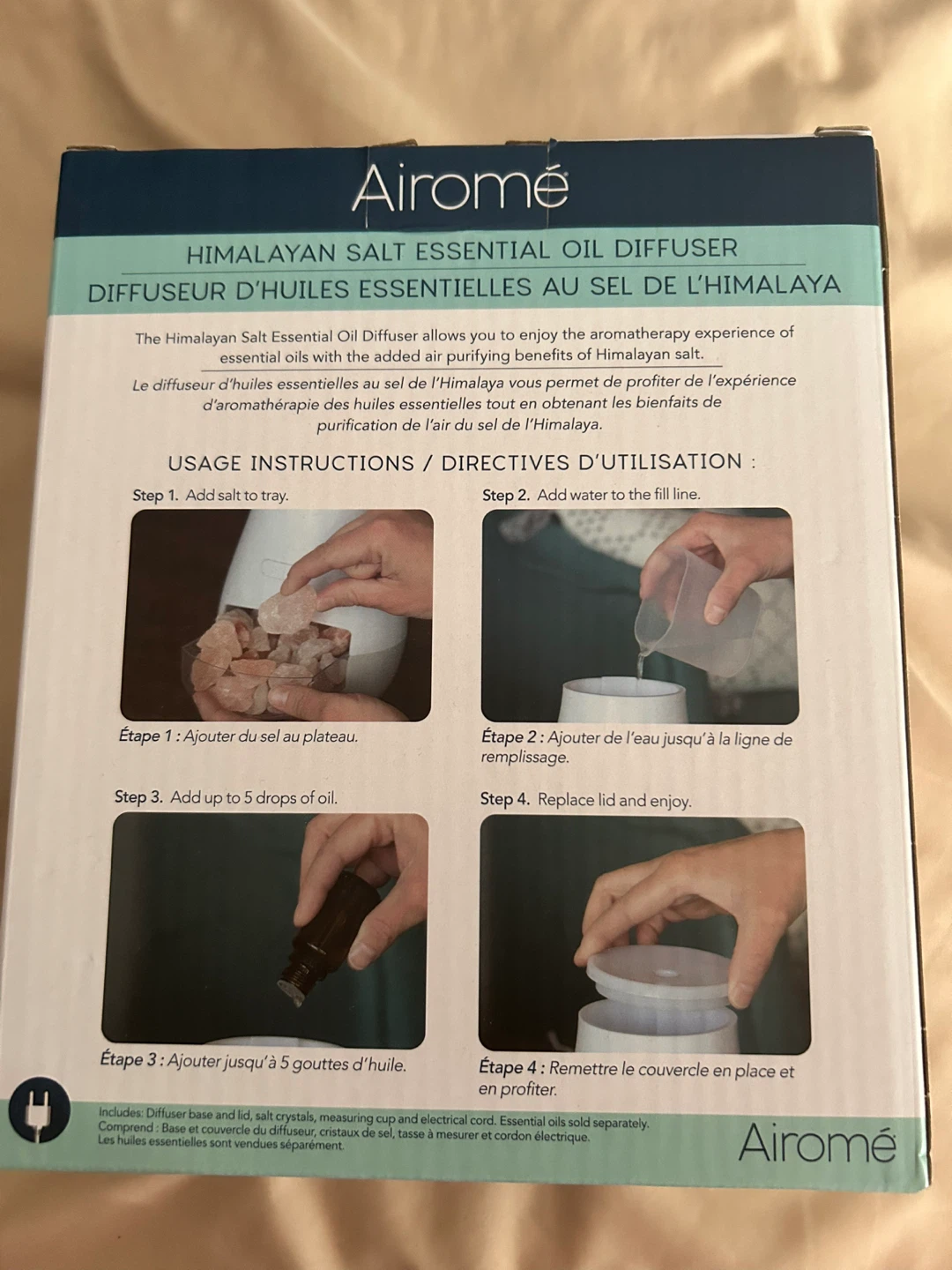 Airomé Himalayan Salt Essential Oil Diffuser - New - photo 2