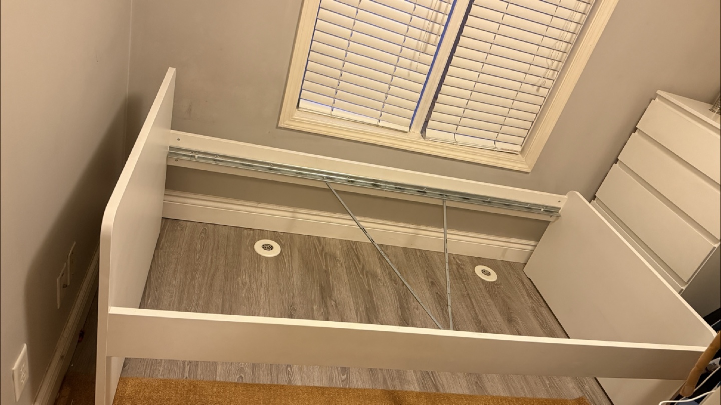 (FREE) IKEA MALM Bed Frame, Slatted Base, Excellent Condition - photo 5