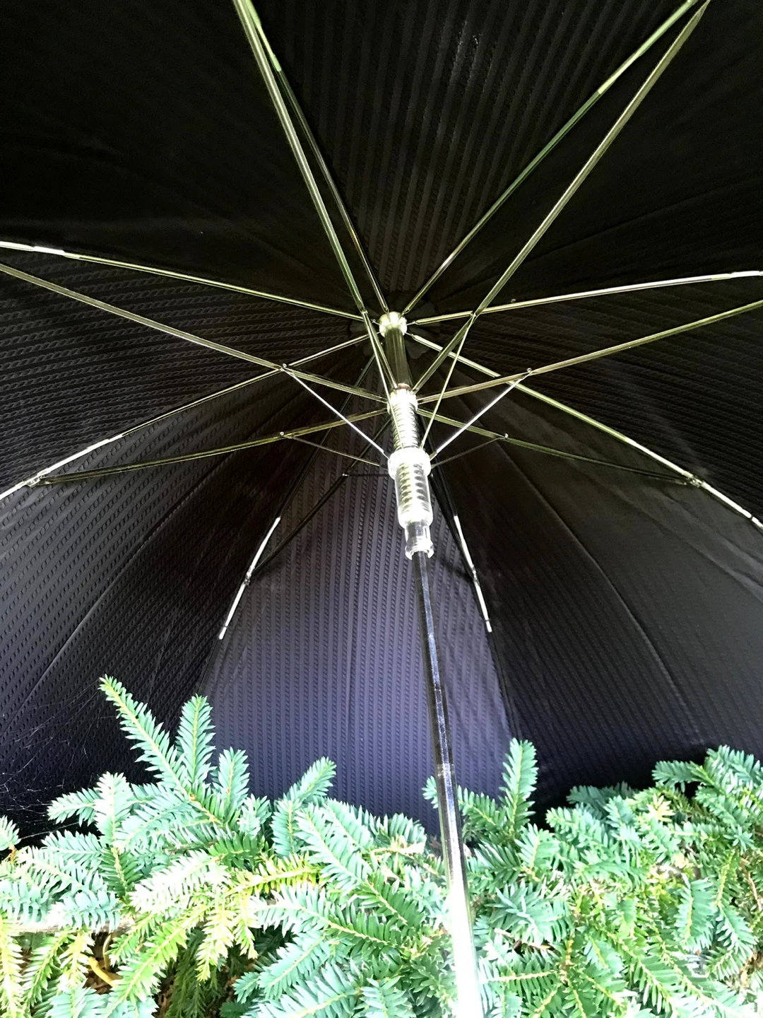 Black Umbrella with Bird Head Handle - photo 2