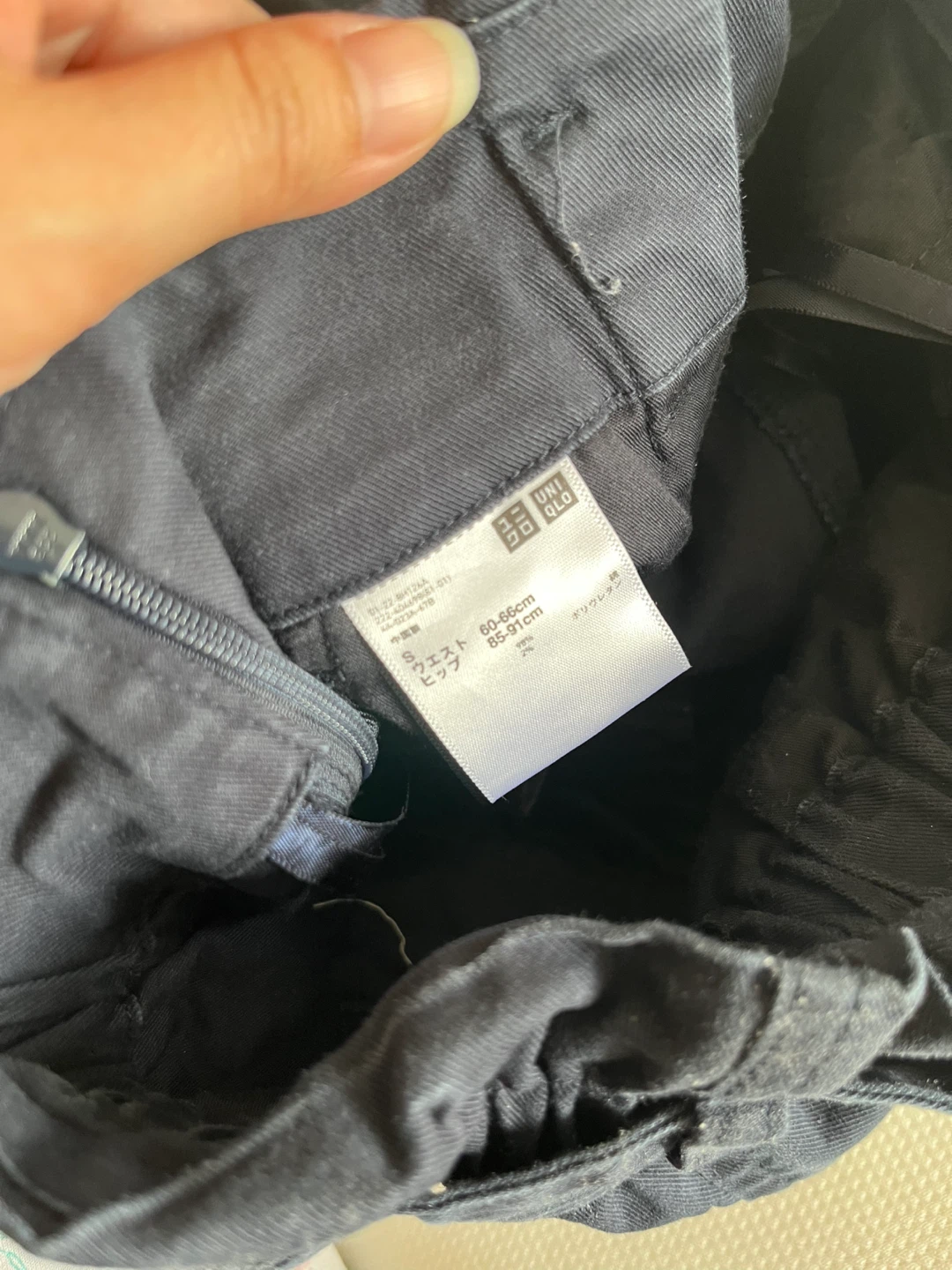 Uniqlo Midi Skirt, Size S, Navy Blue - photo 3