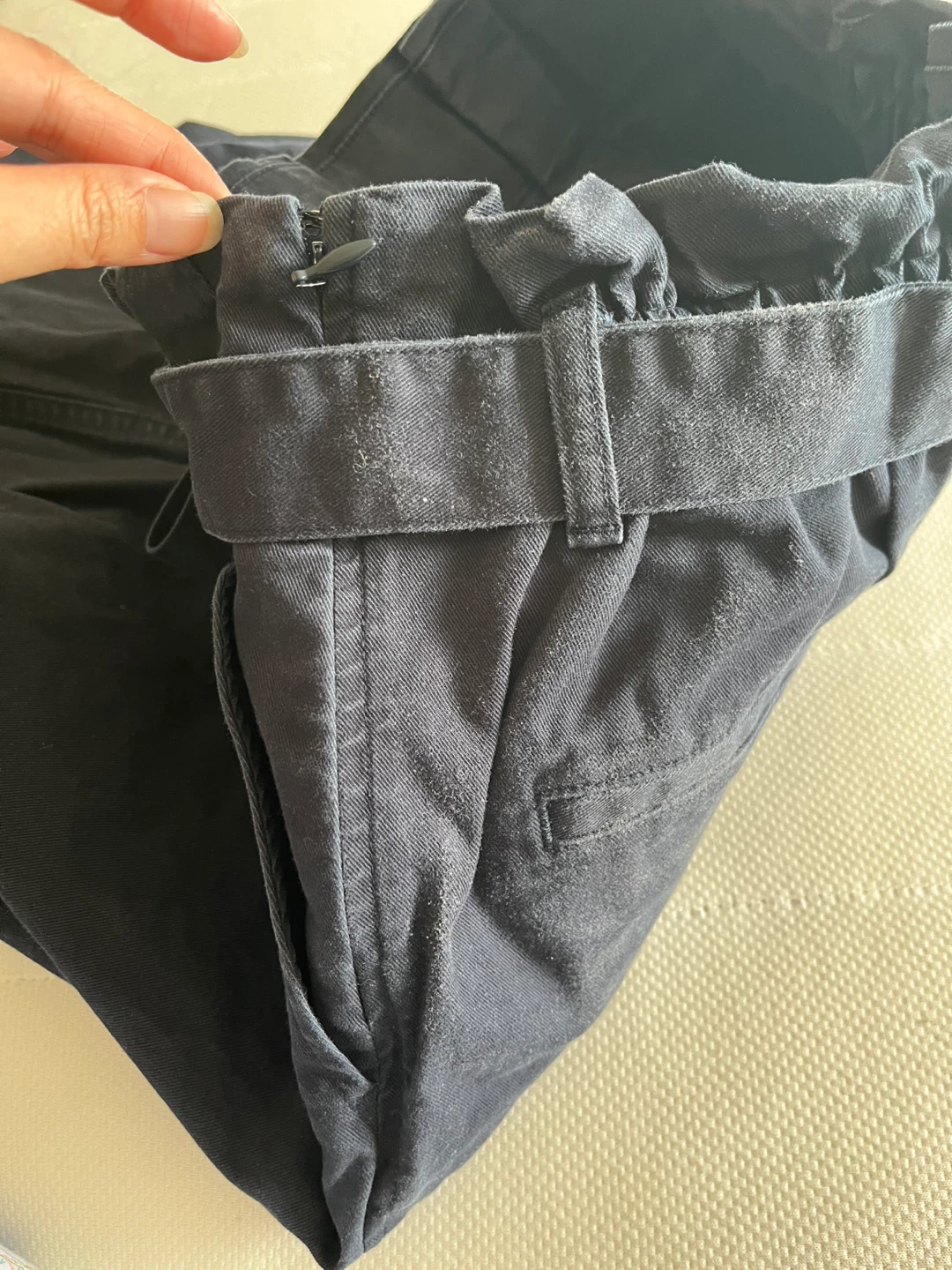 Uniqlo Midi Skirt, Size S, Navy Blue - photo 4