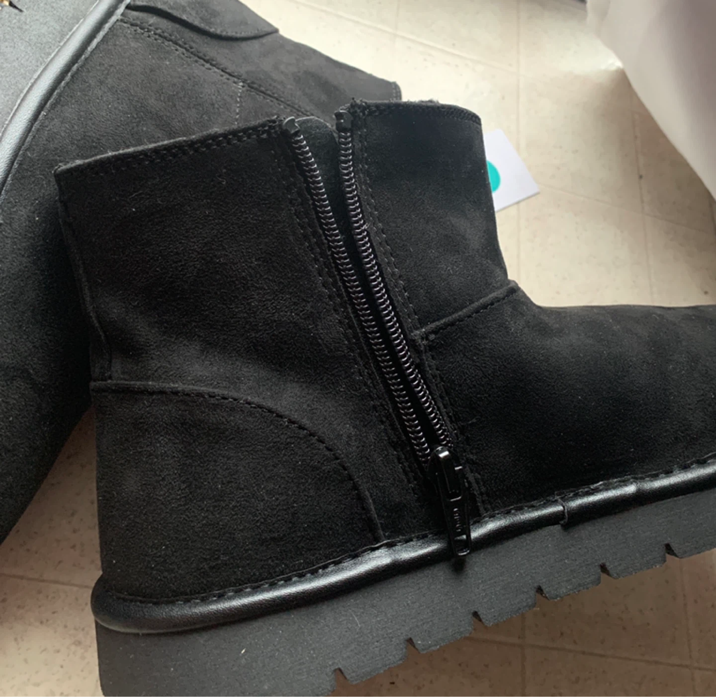 Universal Thread Black Ankle Boots - Size 8 - photo 3