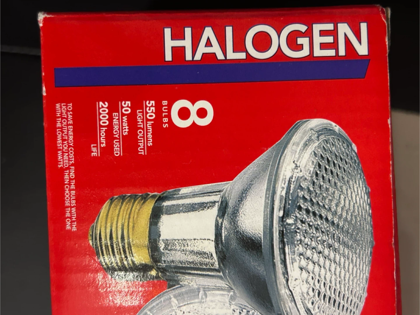 Globe 50W Halogen PAR20 Flood Light Bulbs - 8 Pack - photo 3
