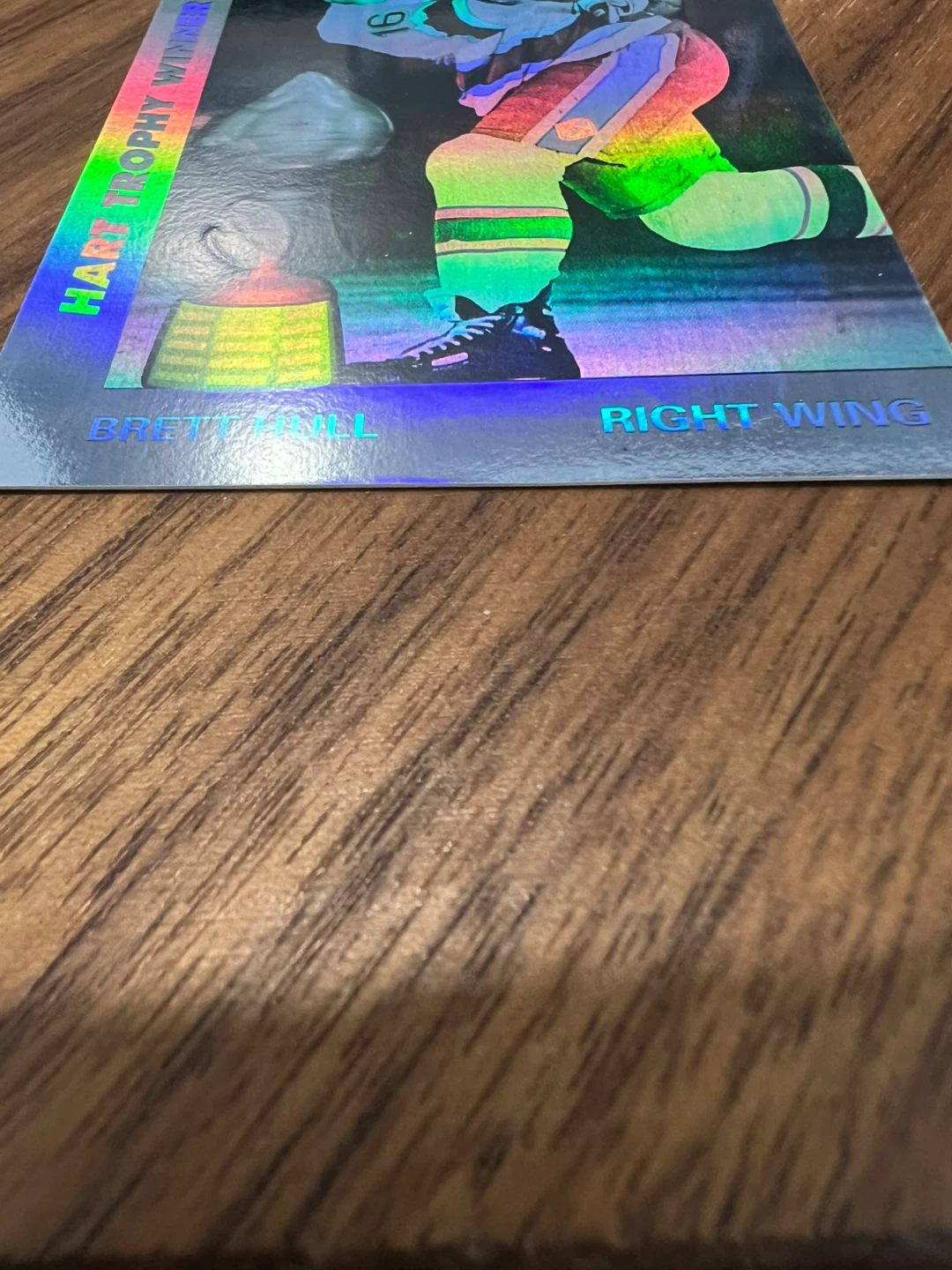 Autographed Brett Hull Hart Trophy Winner upper deck - photo 3
