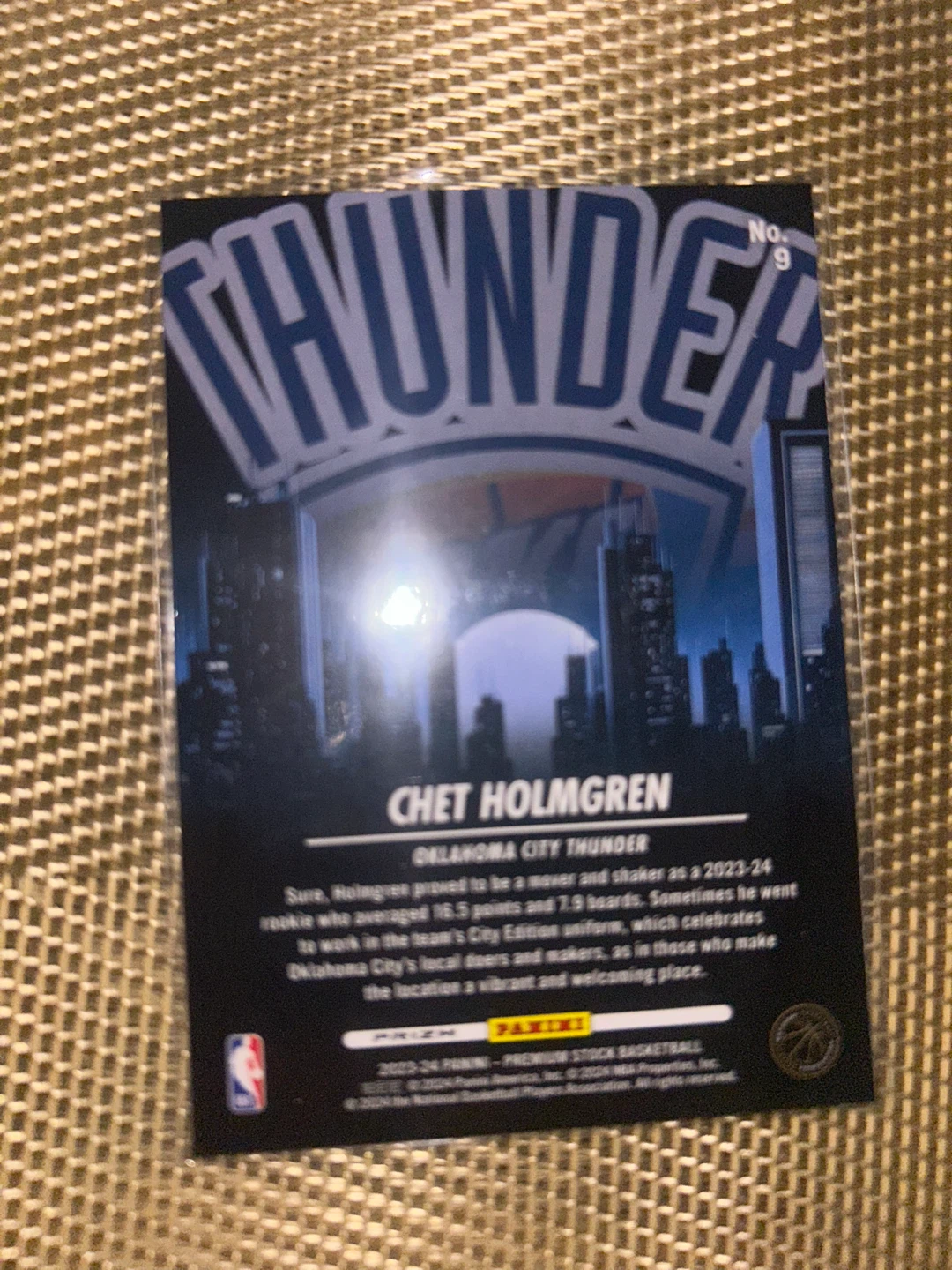 Chet Holmgren NBA Hoops Trading Card - photo 2