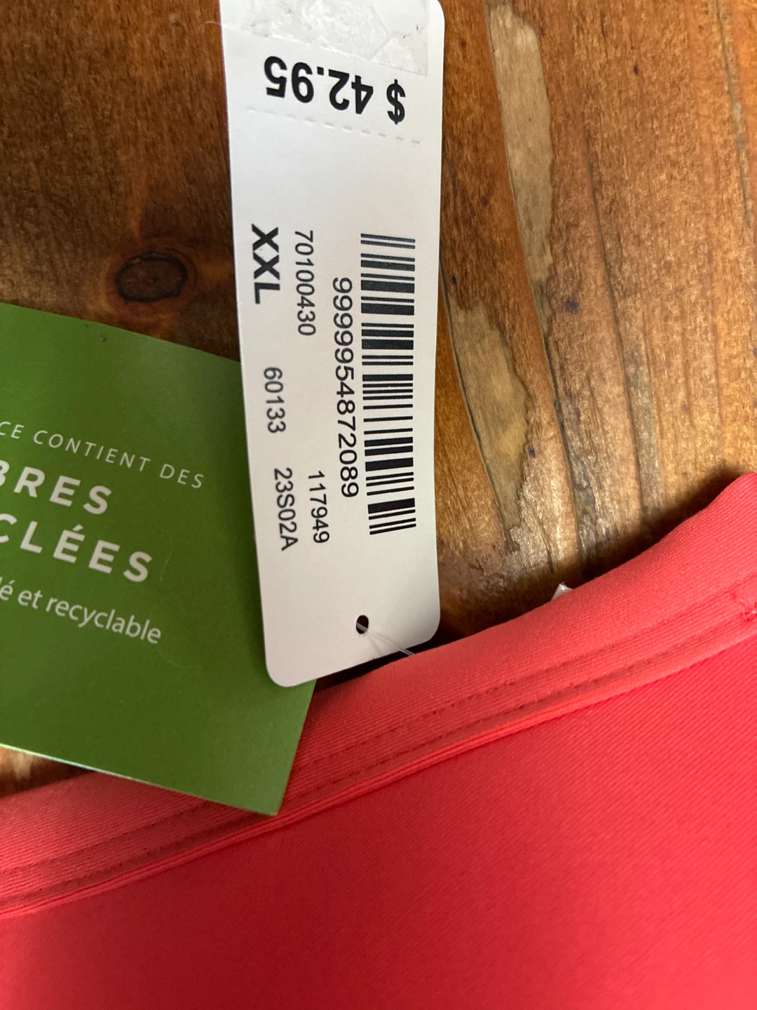 New La Vie en Rose Bikini Top - XXL - Coral - photo 3