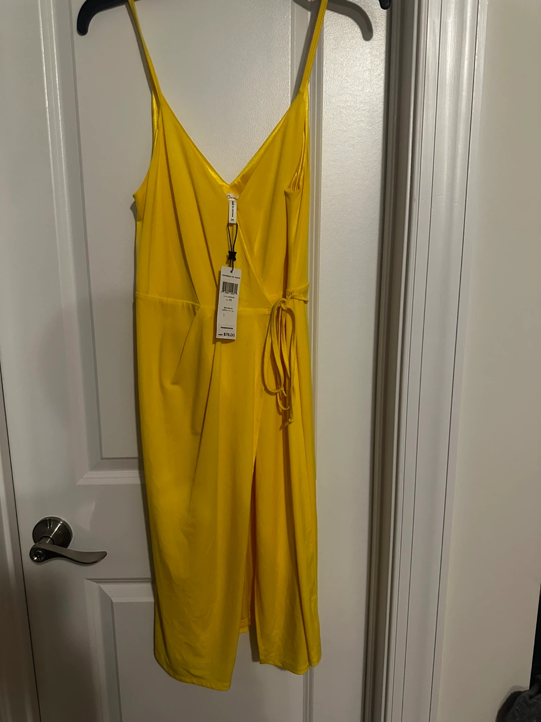 BCBGMAXAZRIA Yellow Wrap Dress - New with Tags! - photo 2