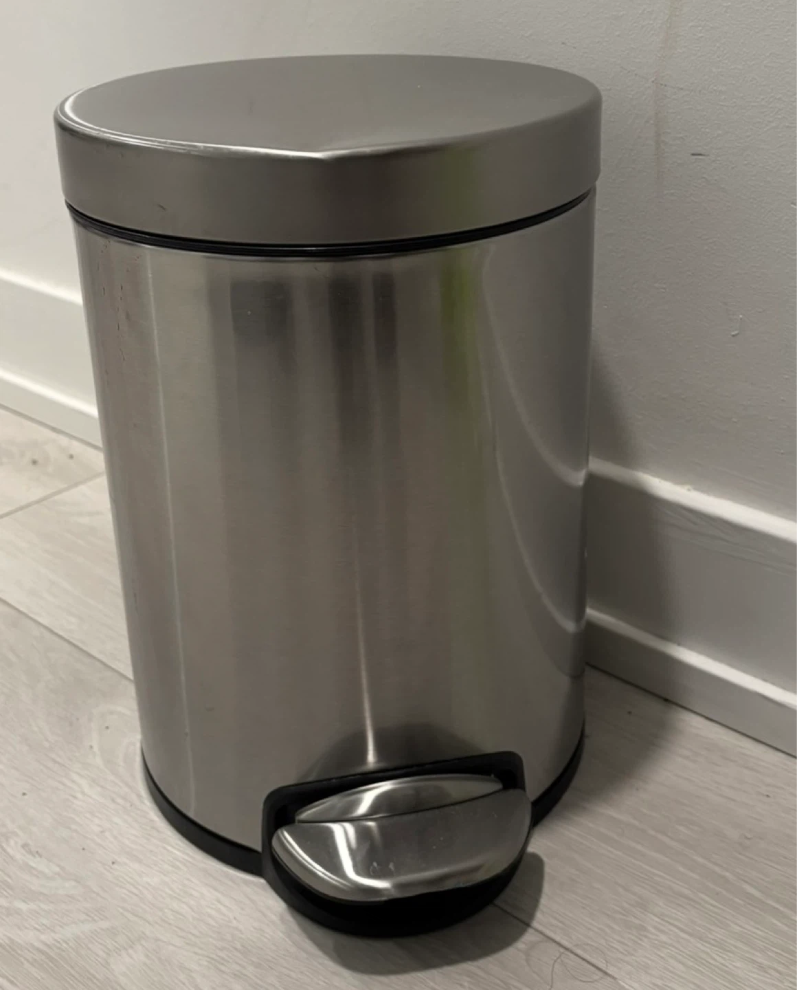 Modern Stainless Steel Step Trash Can
