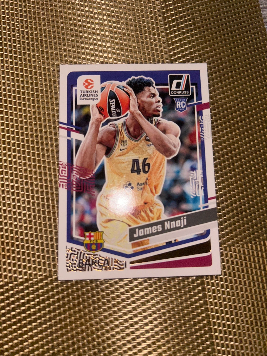 James Nnaji Donruss RC Euroleague Basketball Card