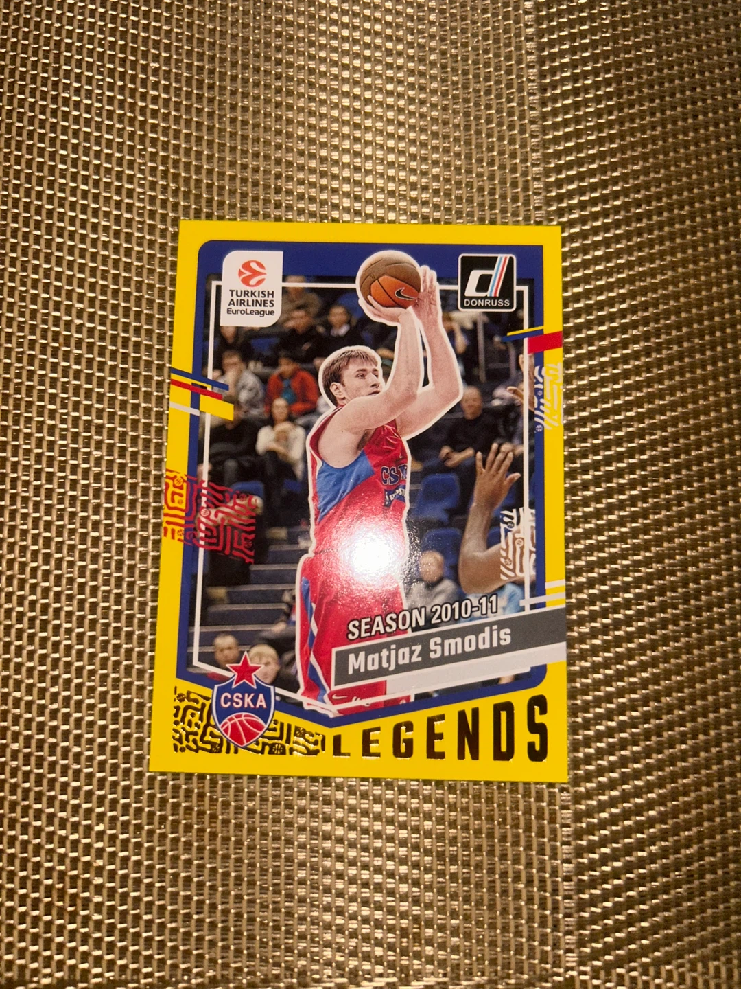Matjaz Smodis 2023-24 Panini EuroLeague Basketball Card