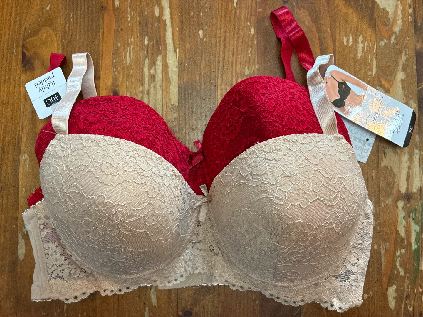 New w tags René Rofé Lingerie 2 Bras Size 40C