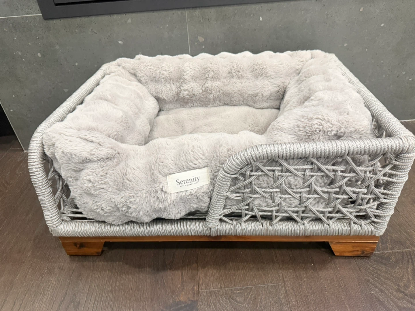 Serenity Dog Bed, Grey