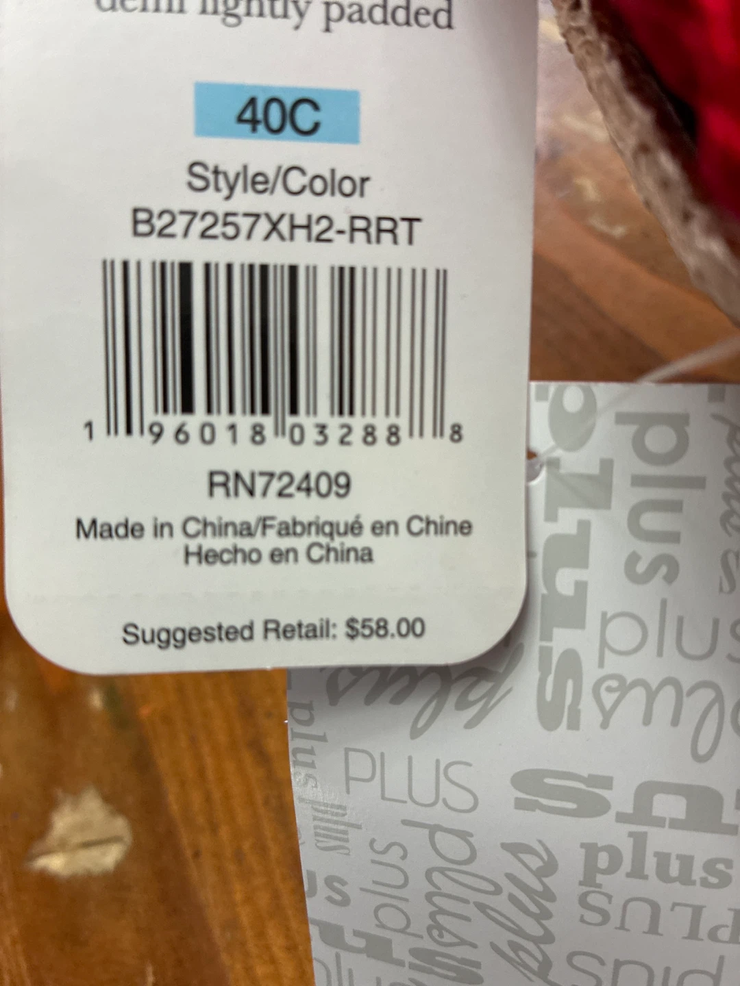 New w tags René Rofé Lingerie 2 Bras Size 40C - photo 5
