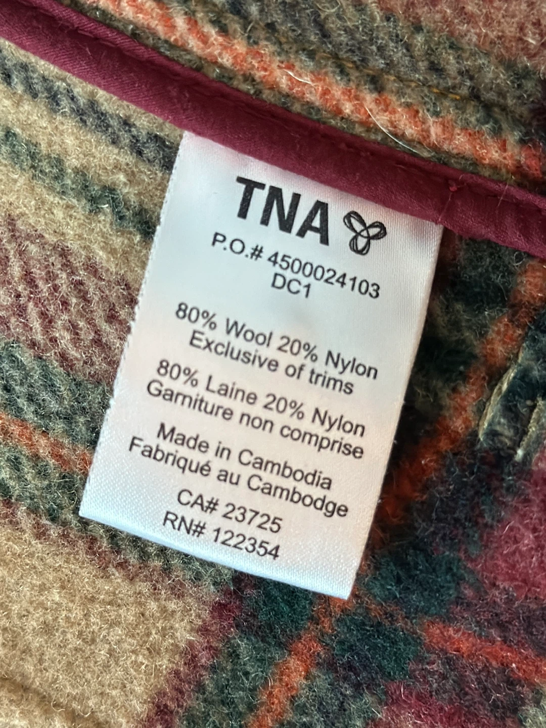 TNA Duffle Coat - XS - photo 4
