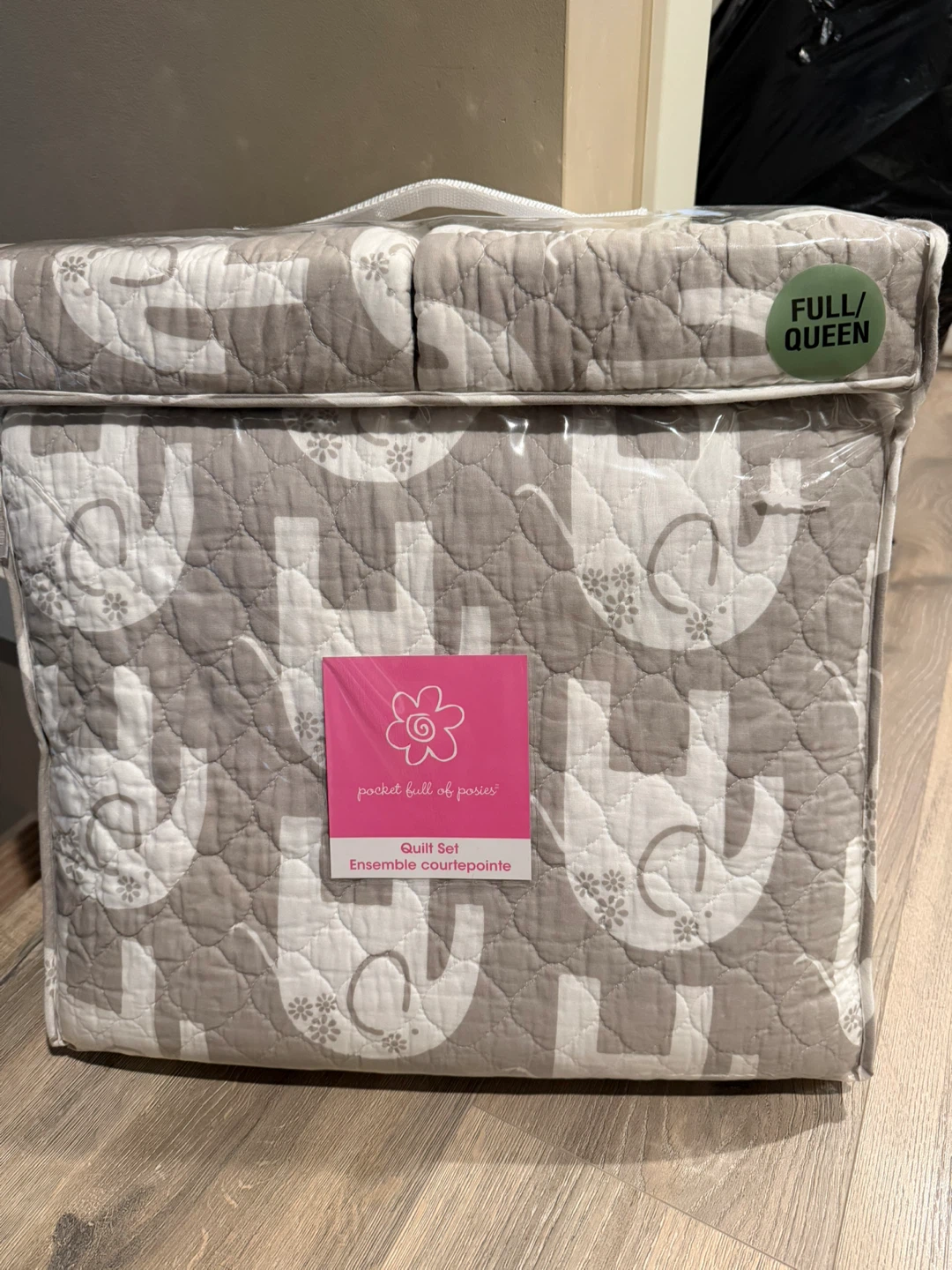 Pocket Full of Posies Full/Queen Quilt Set - NEW - photo 3