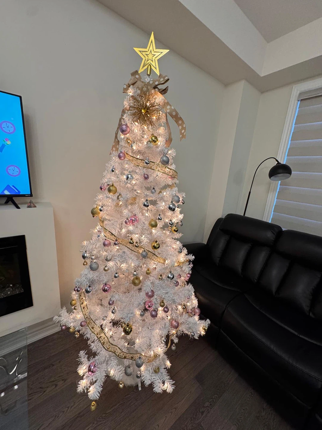White Christmas Tree 6.5 Ft