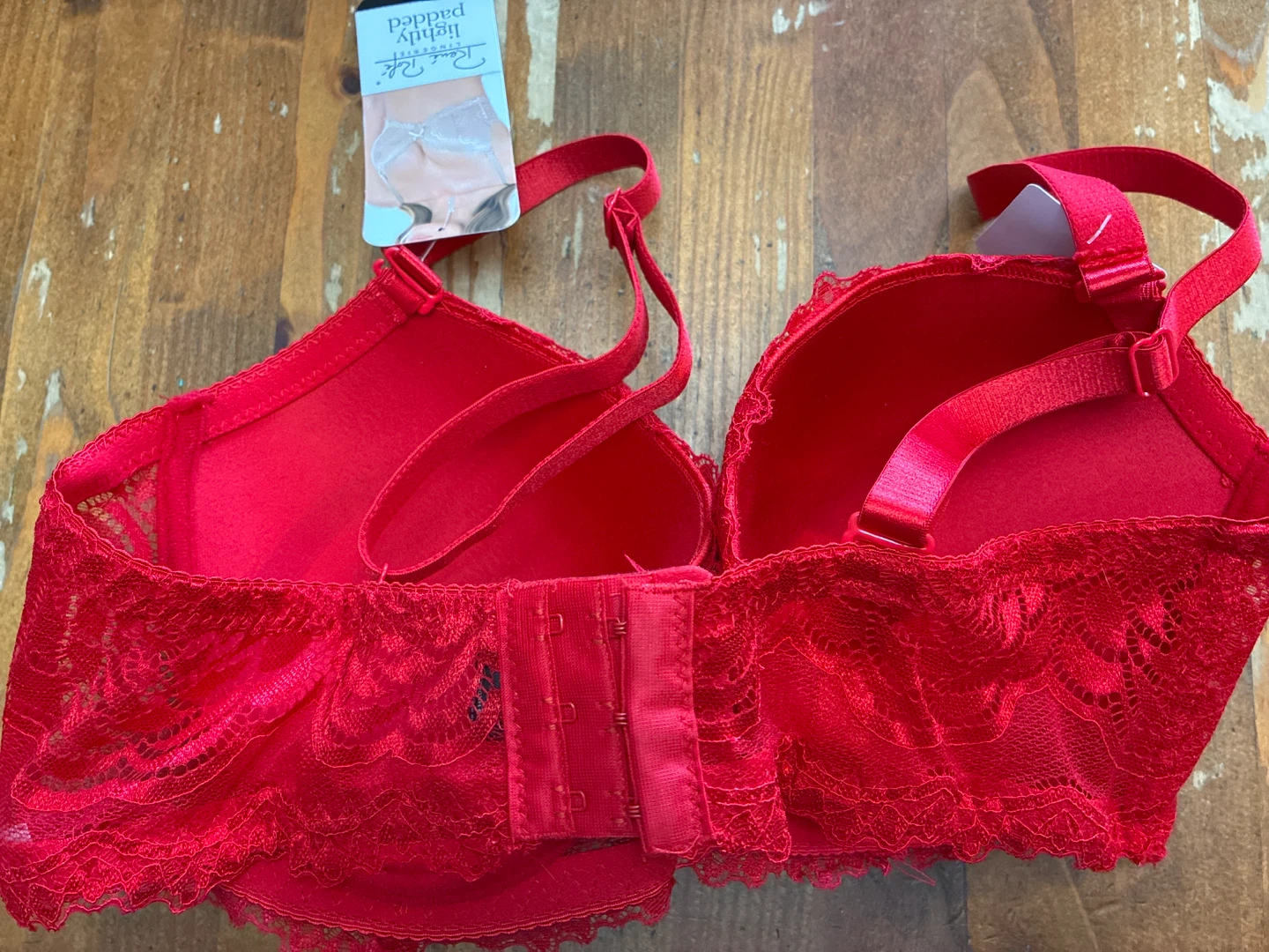 New René Rofé Lingerie Bra - 38D - Red - photo 3