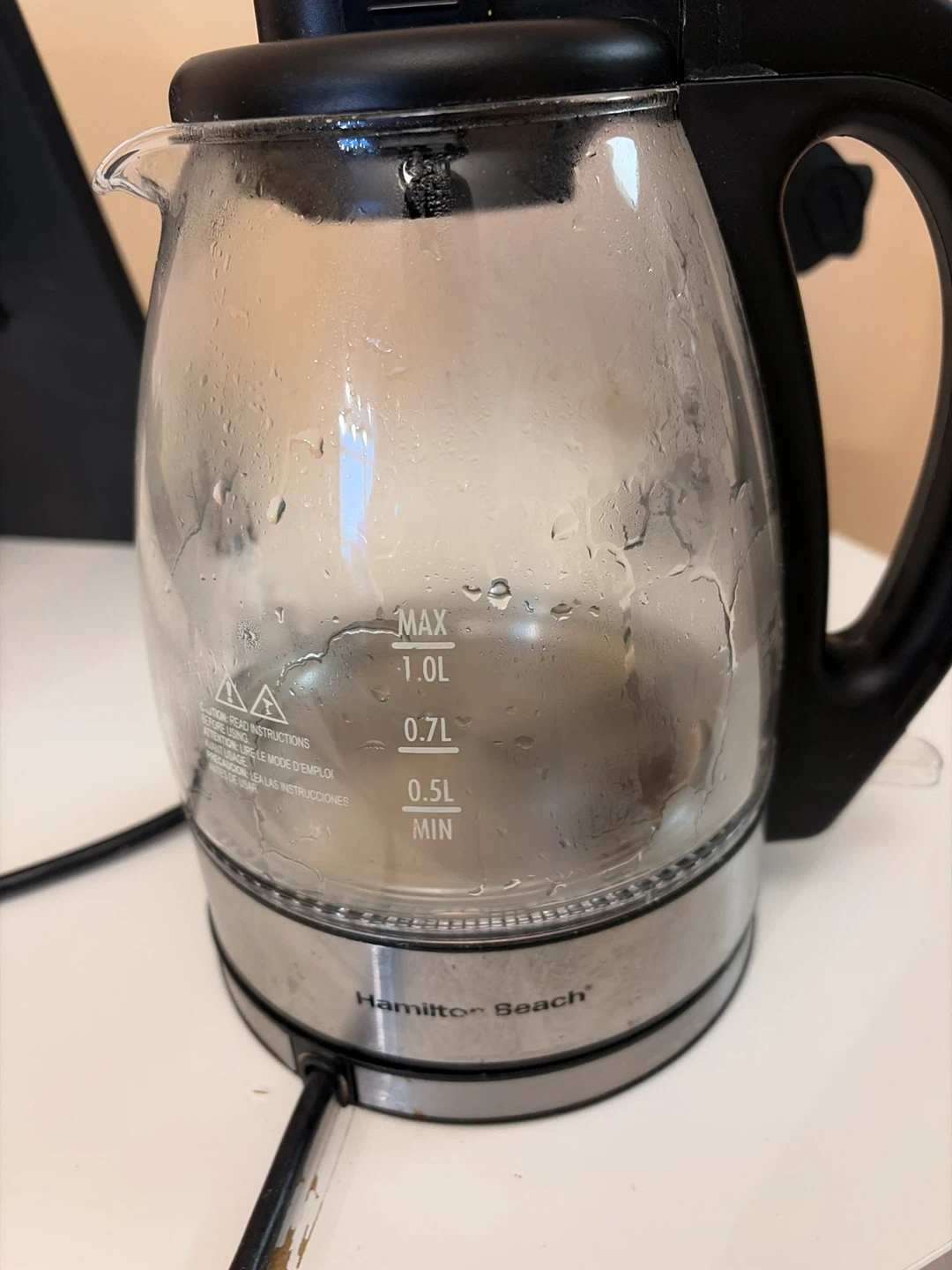 Hamilton Beach Glass Electric Kettle 1.0L