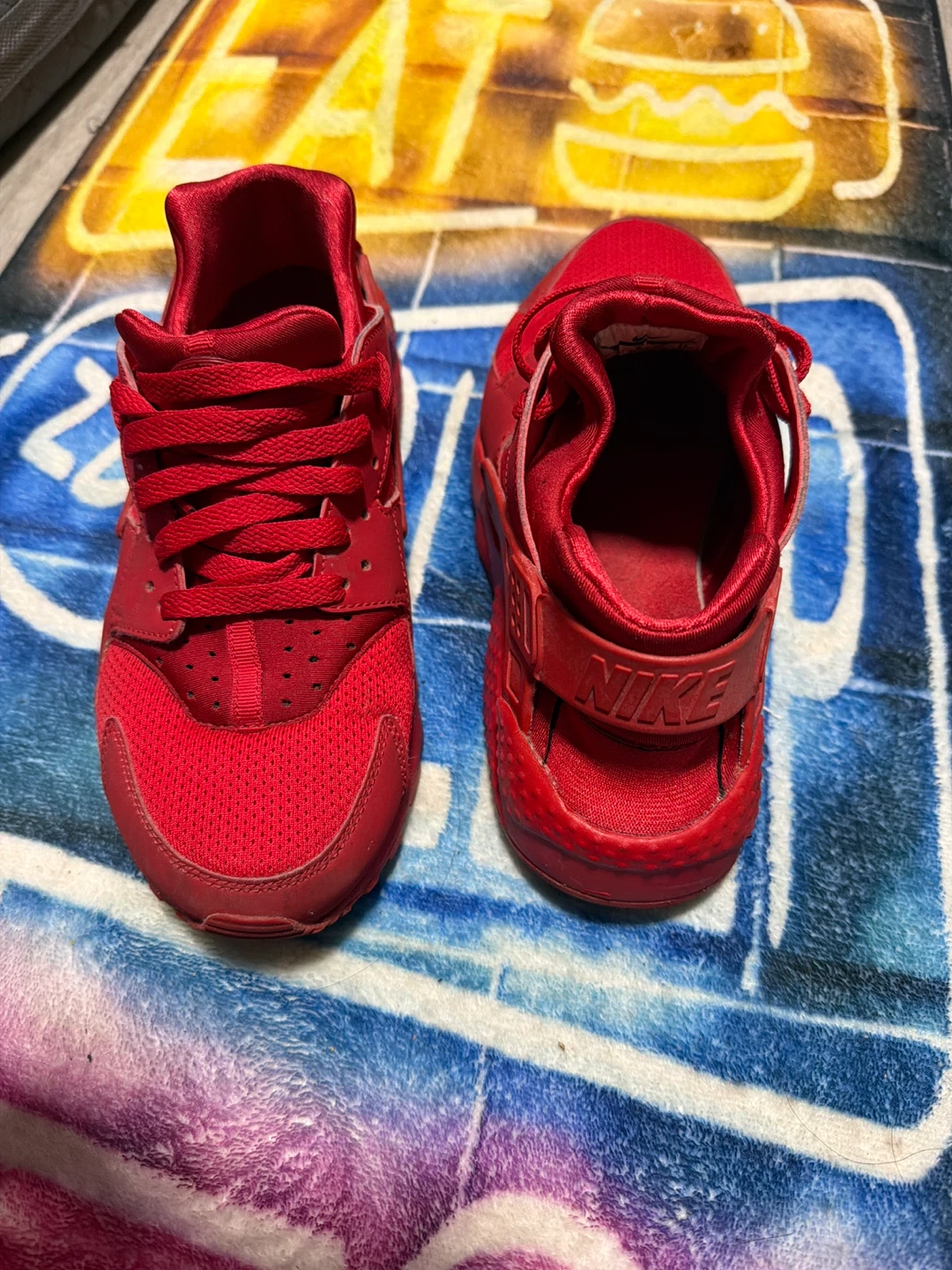 Nike Air Huarache Red, Size 7Y - photo 2