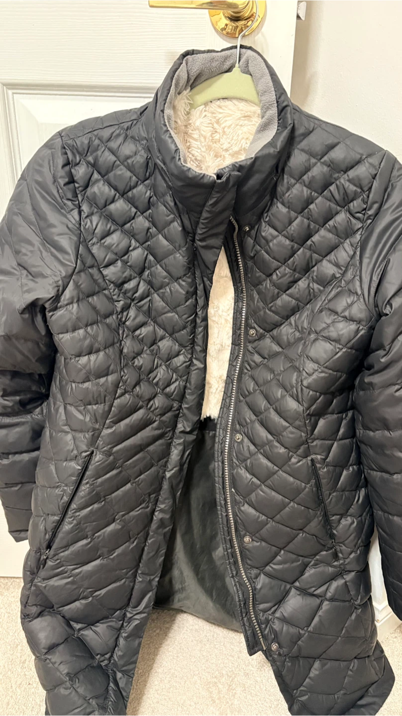 Black Quilted Puffer Jacket