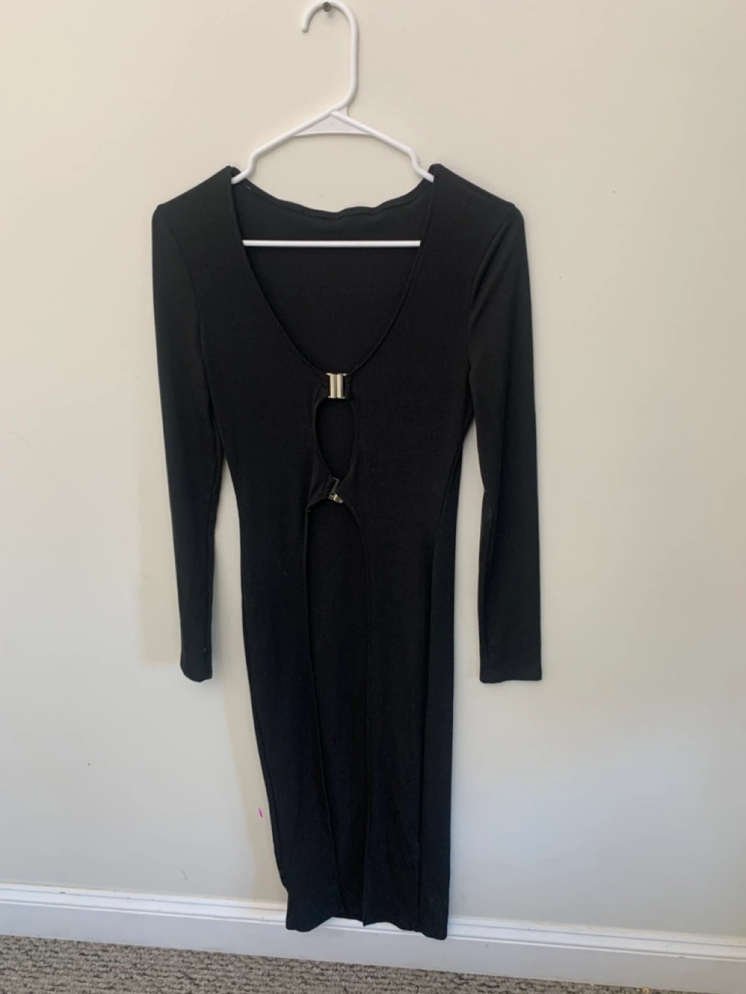 Black Long Sleeve Women’s Dress - Clothing / dresses