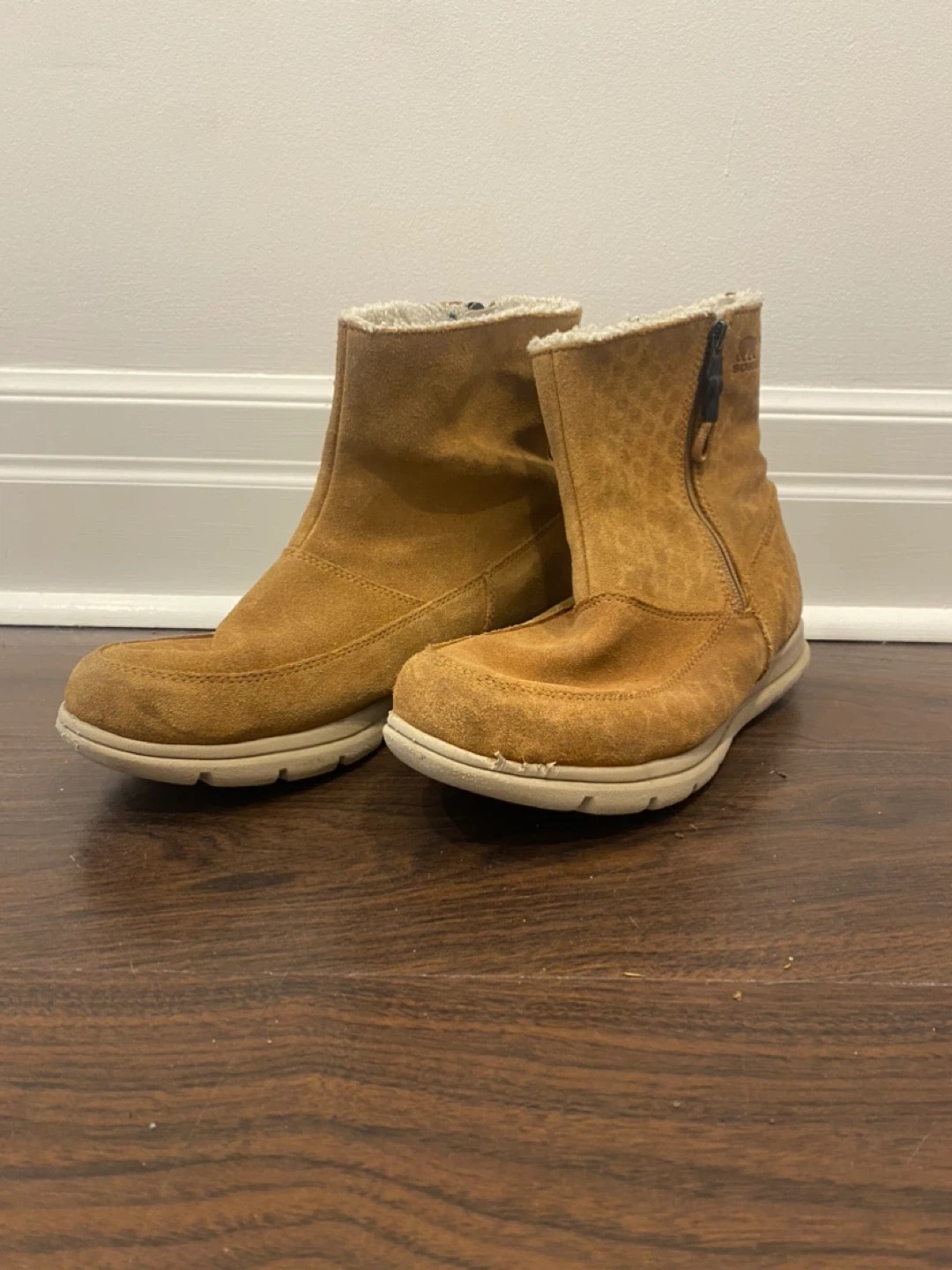 Sorel Brown Suede Ankle Boots