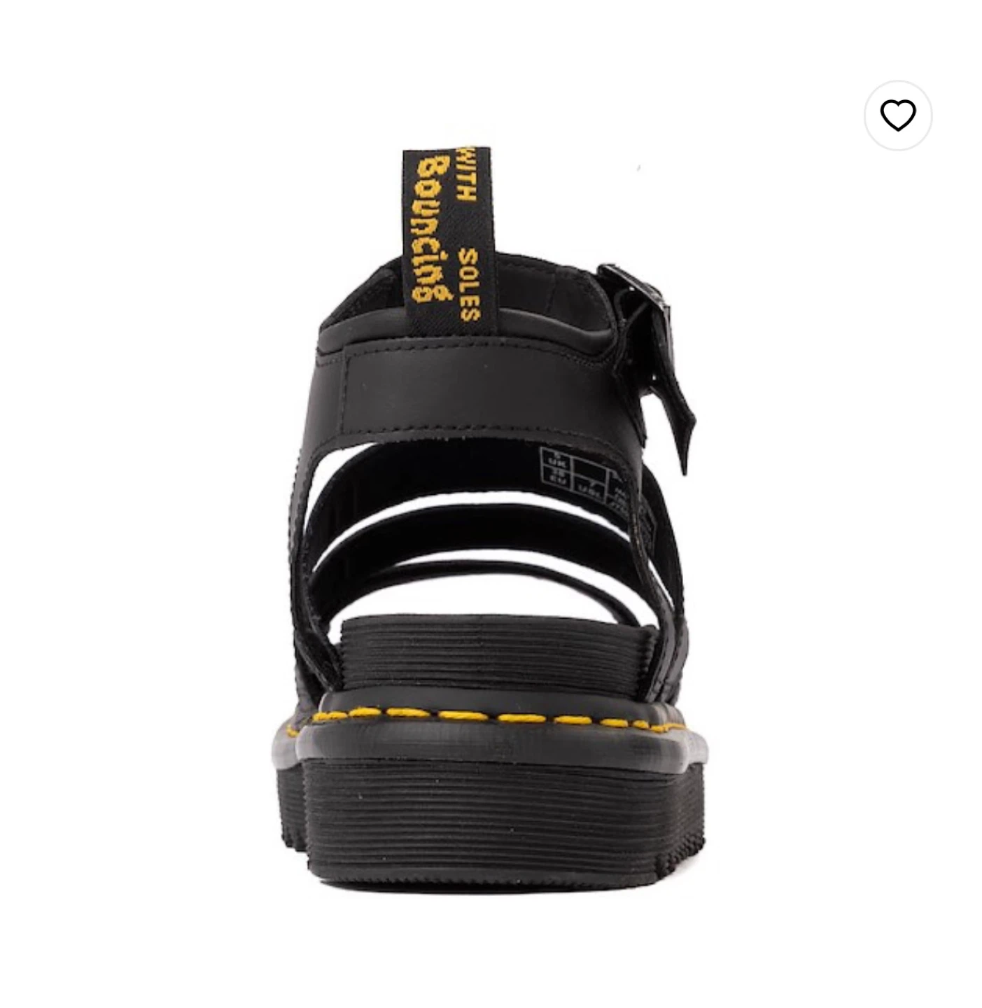 Dr. Martens Blaire Black Leather Sandals - photo 2