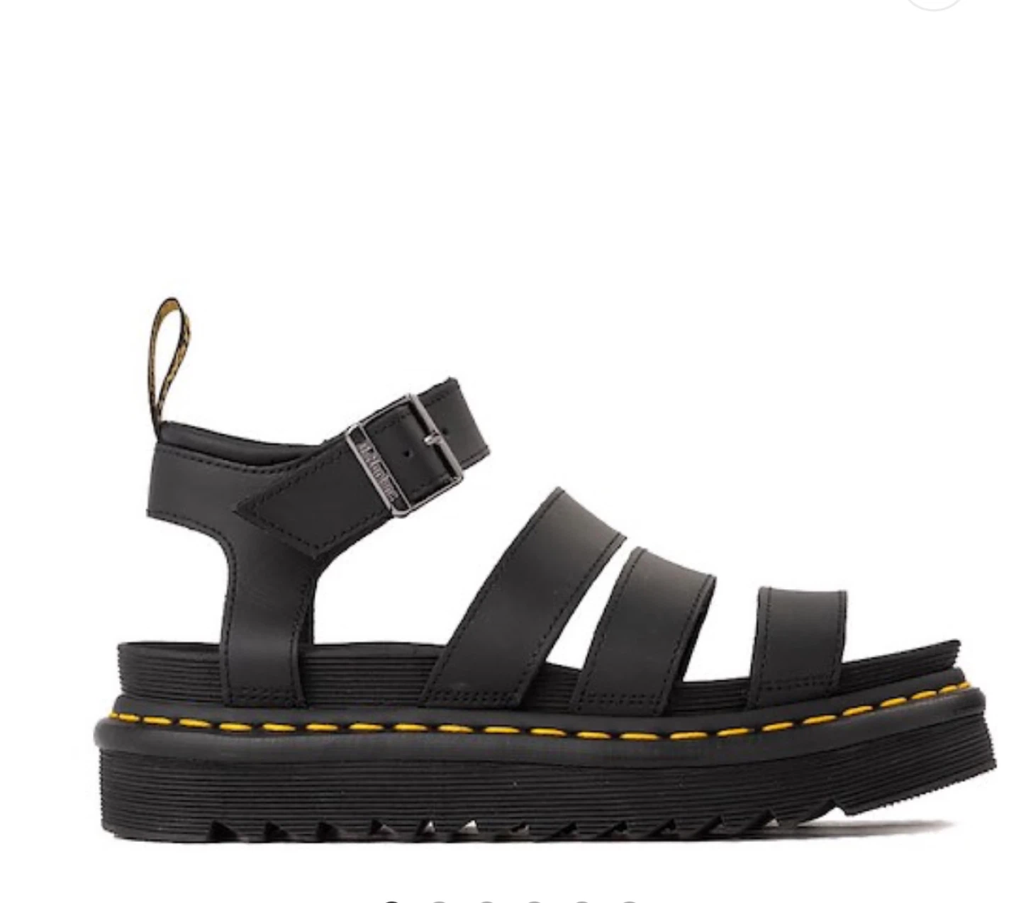 Dr. Martens Blaire Black Leather Sandals