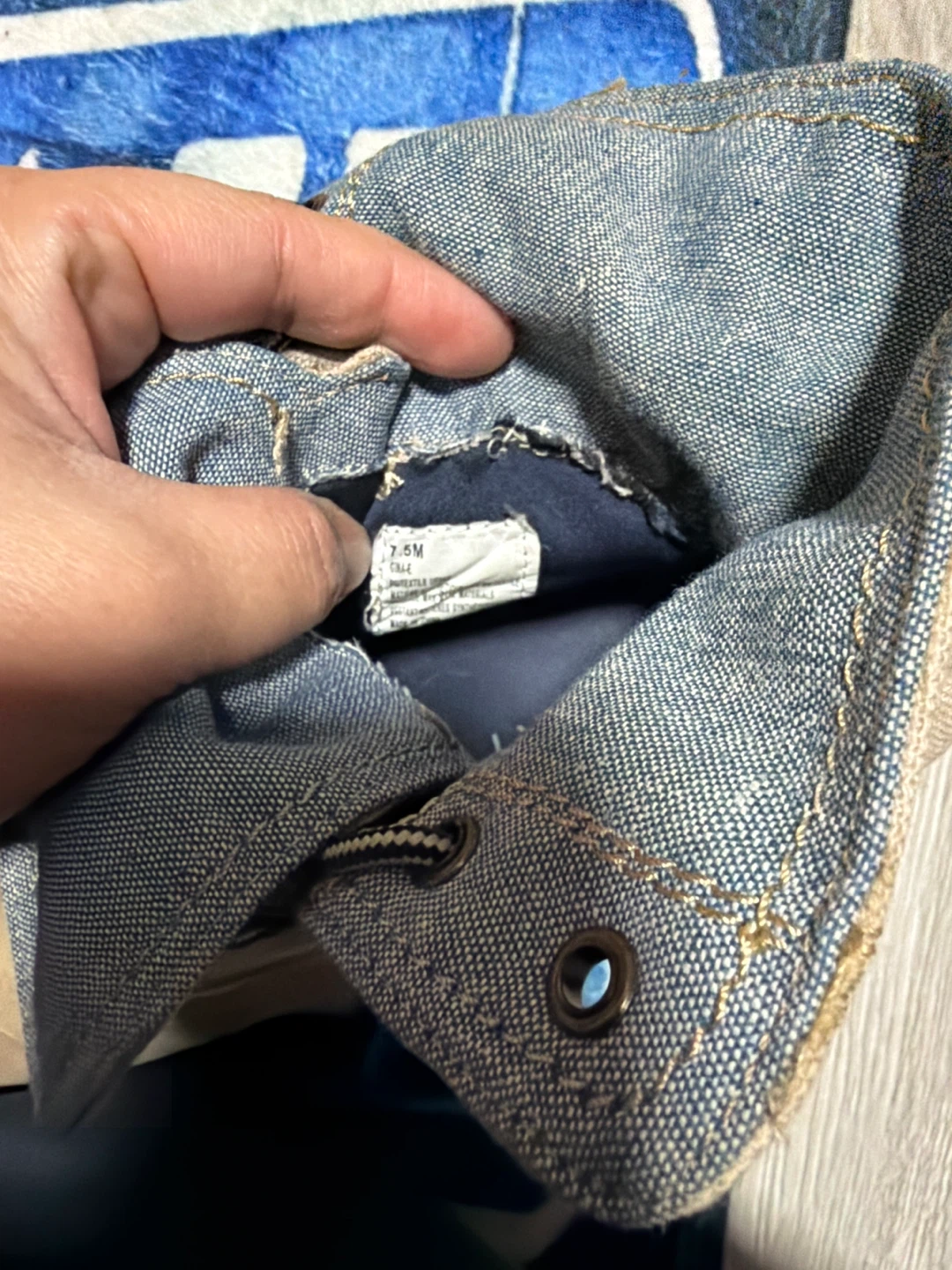 Esprit Boots - Size 7.5M - Tan and Denim - photo 3