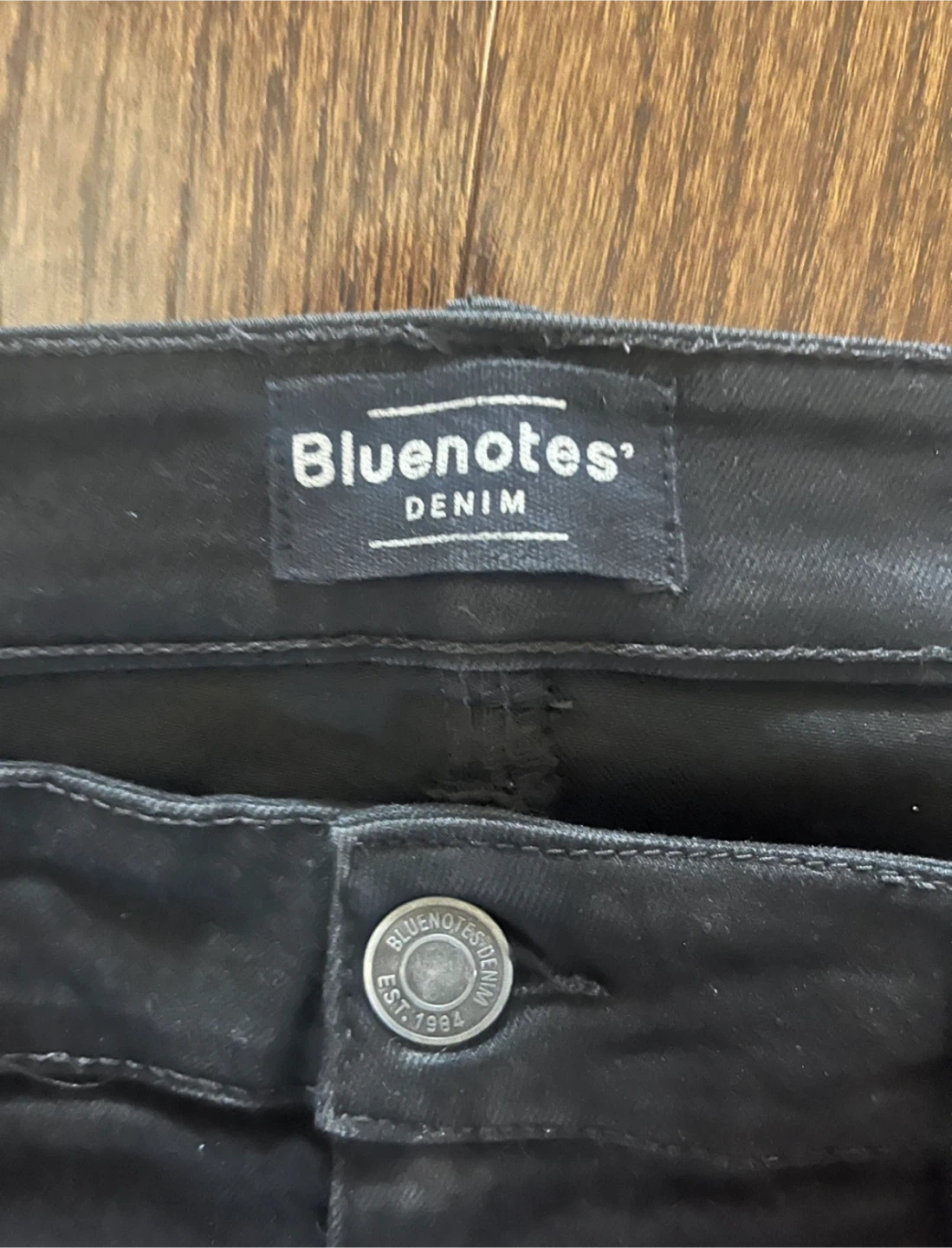 Bluenotes Slim Black Denim Jeans - 32x32 - photo 4