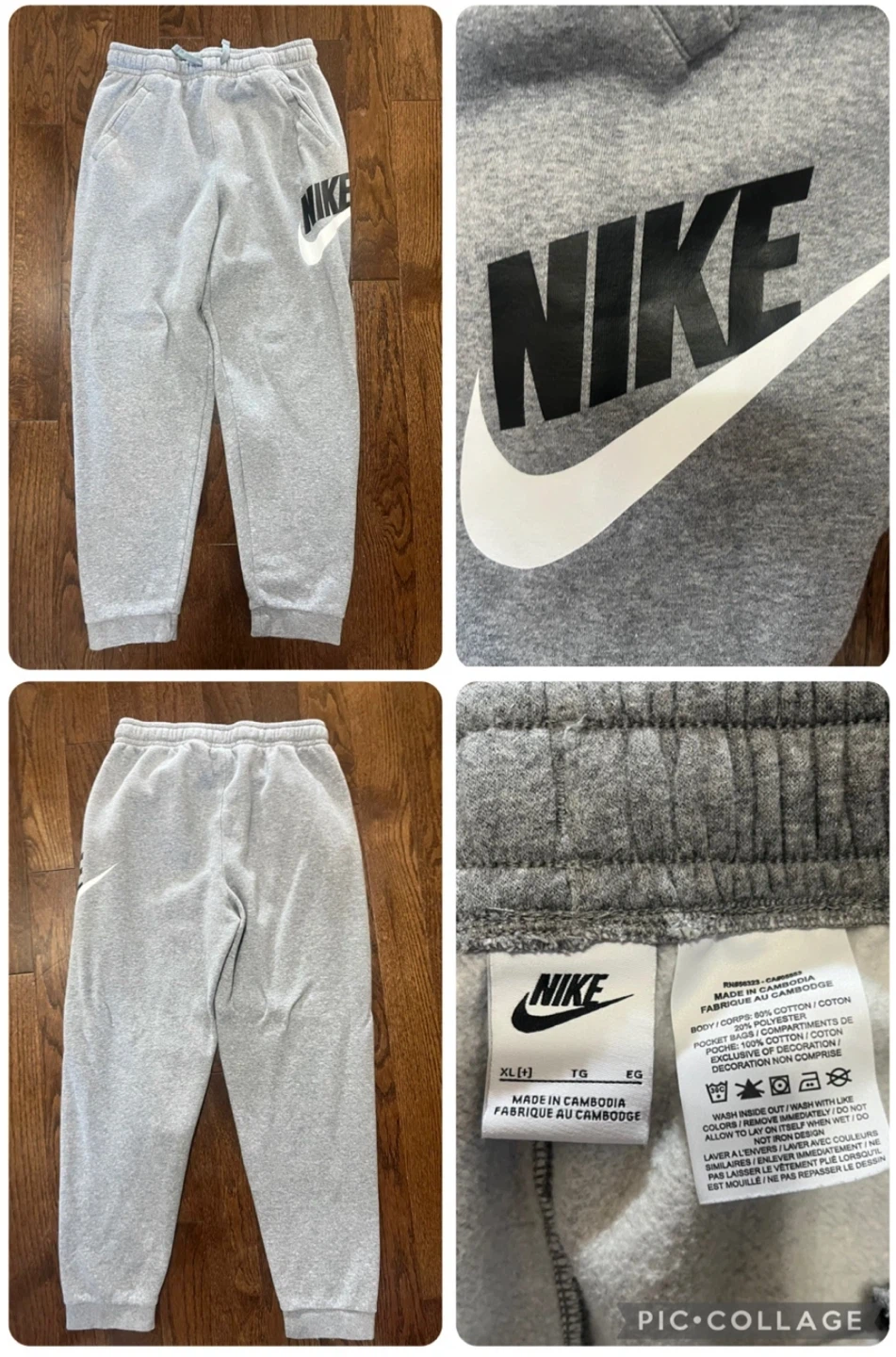 BRAND NEW Grey Nike Sweatpants - XL (Older Boys/Youth)