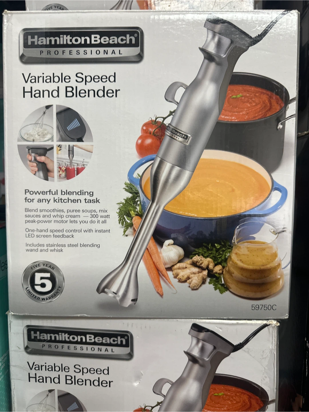 Hamilton Beach Professional Variable Speed Hand Blender