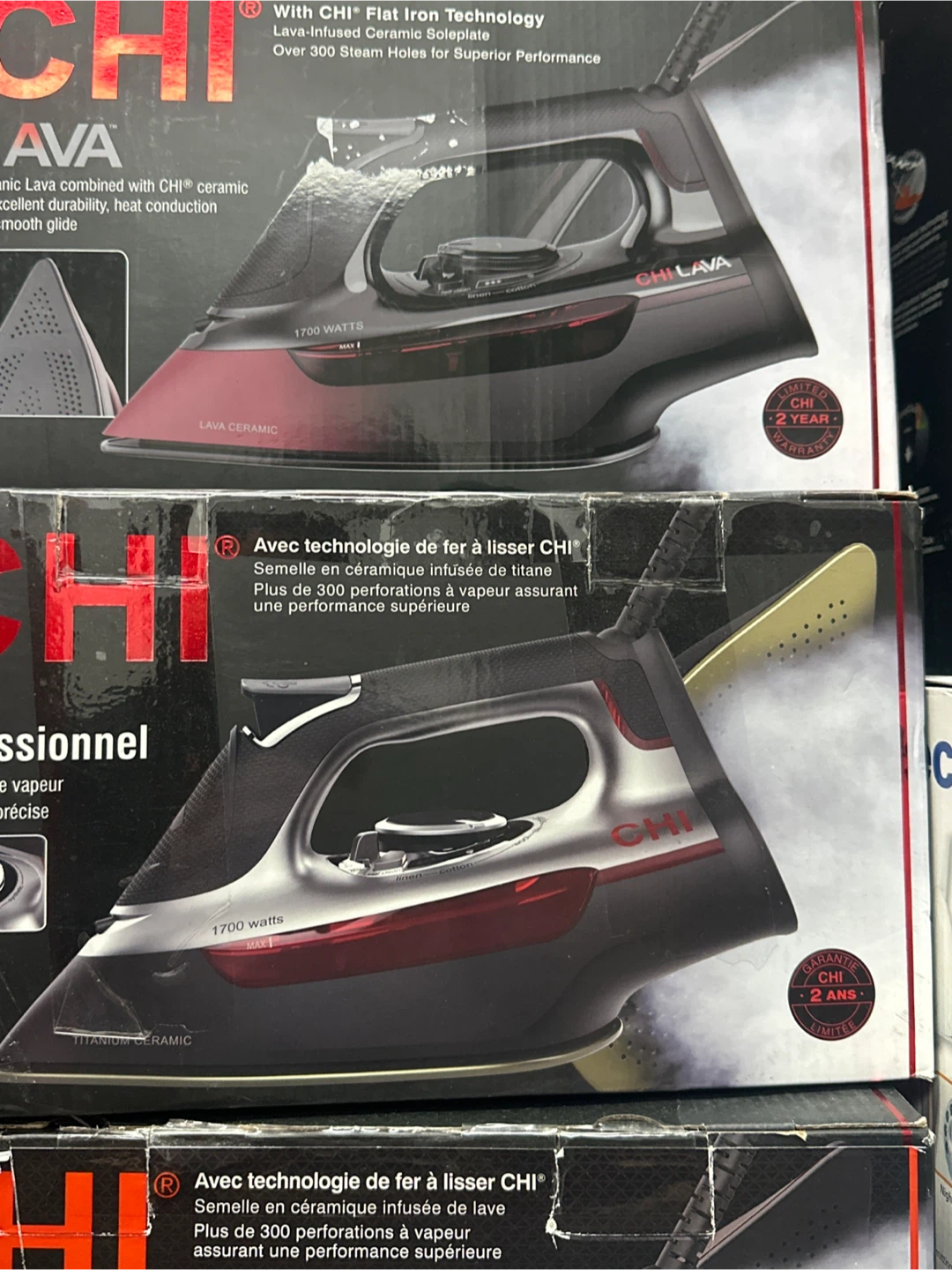 CHI Lava Ceramic Iron - Like New!
