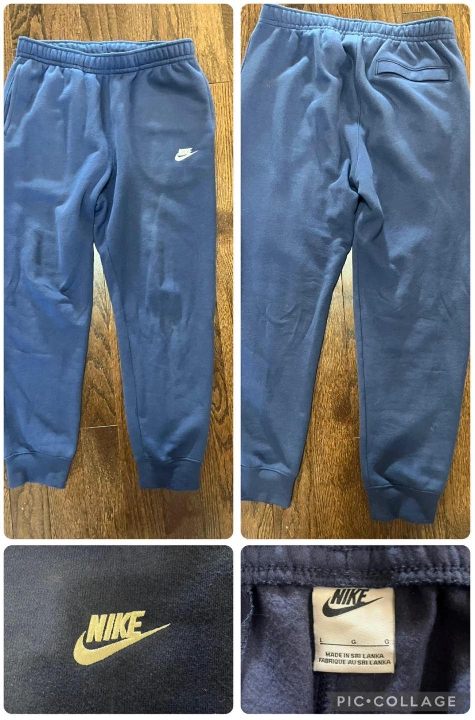 BRAND NEW Blue Nike Sweatpants - Large